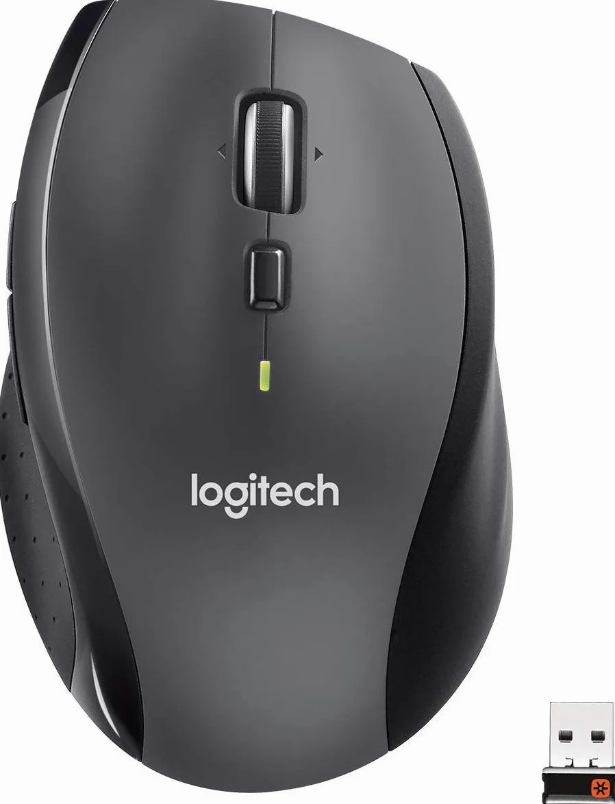 Logitech M705 Wireless Mouse Nero Ricondizionato per Windows Mac Laptop Computer