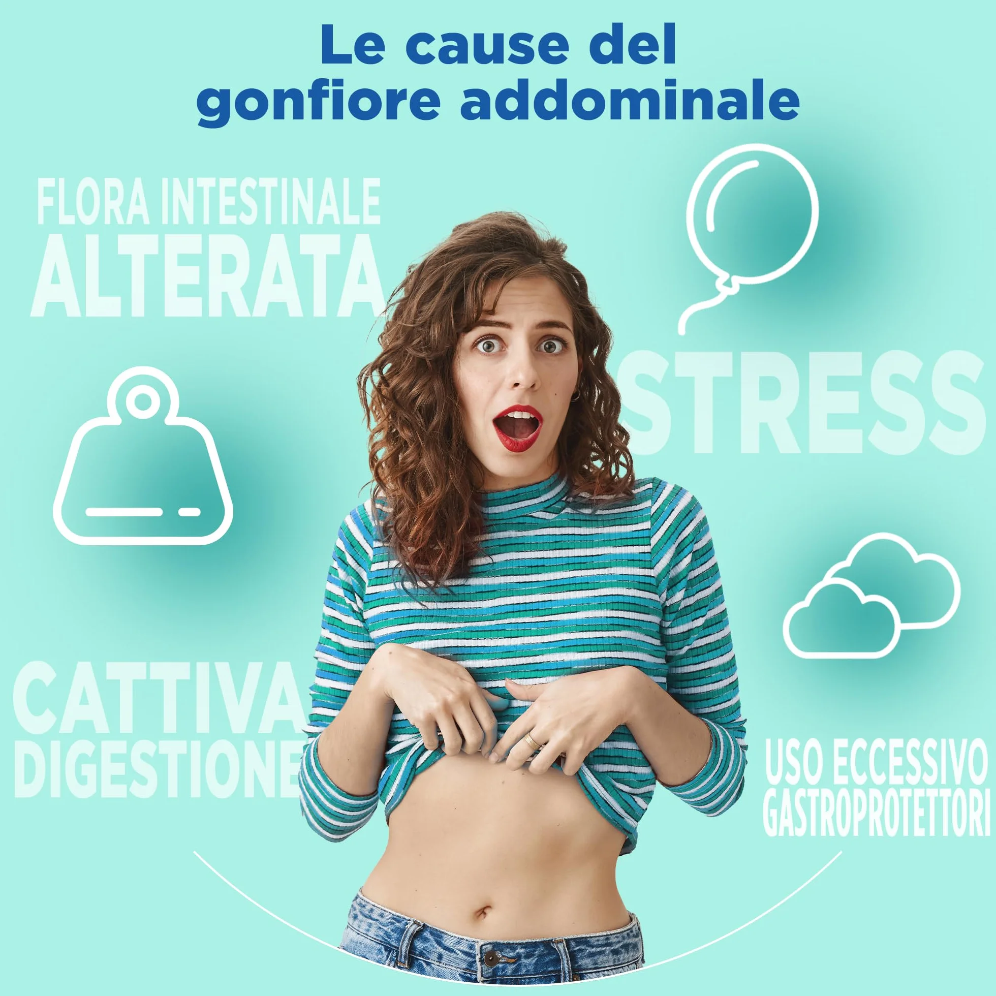 Montefarmaco Otc Lactoflorene Pancia Piatta 10 Bustine