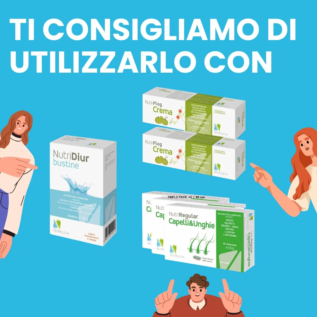 NutriRegular Dermo-Flora 30 Capsule Probiotici Supporto pelle sensibile acne dermatite
