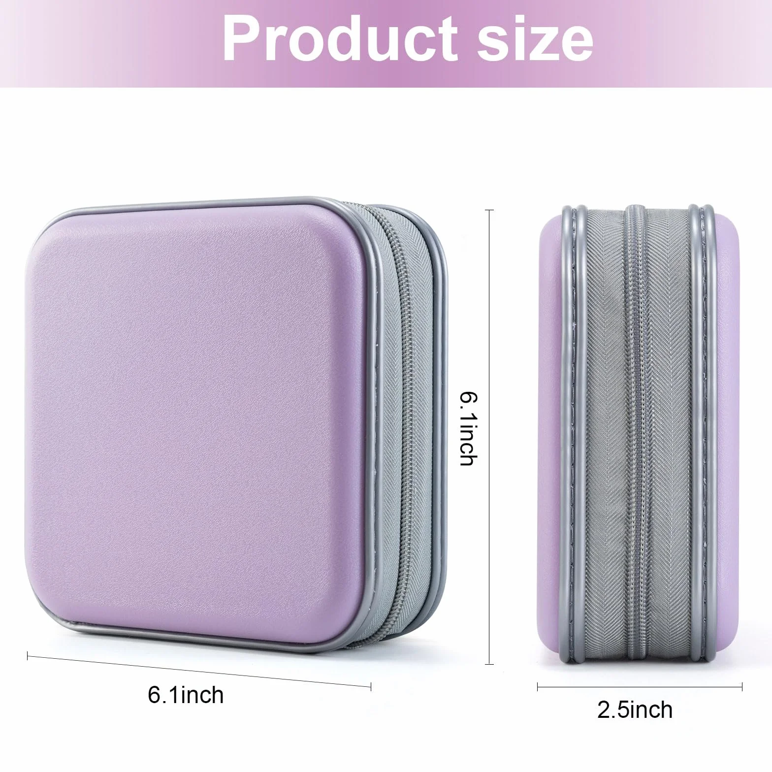 LIOVODE porta cd custodia, porta dvd organizer, custodia cd portafogli per dischi, supporti di raccolta per casa e auto