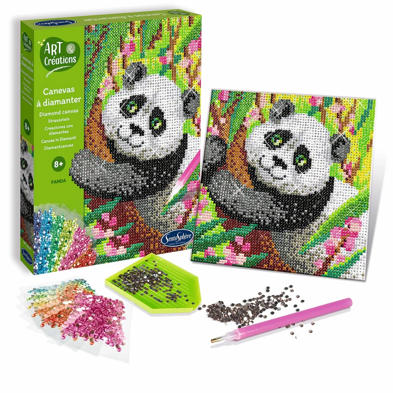 Sentosphere Strasssteinbild Panda