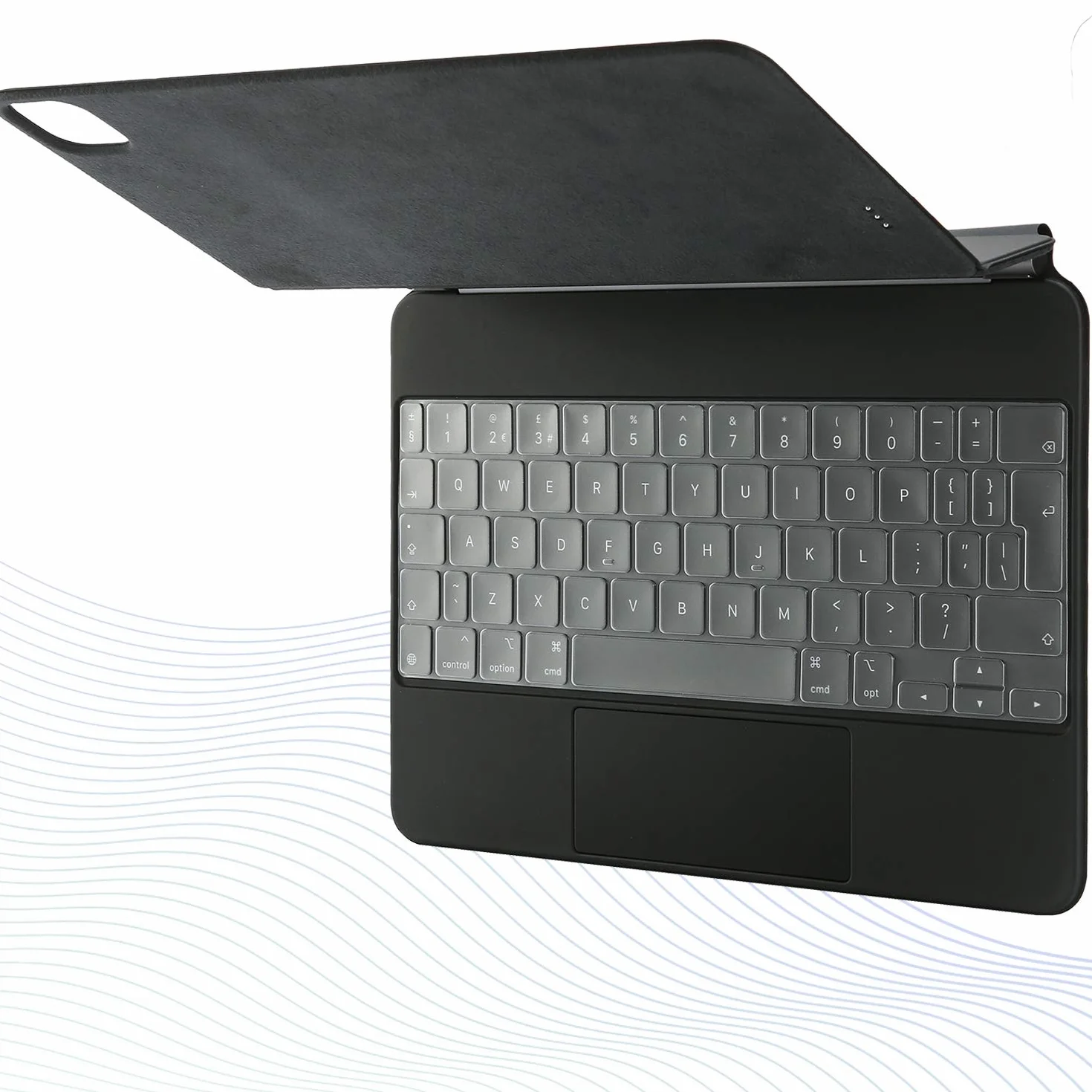 Protezione tastiera ultrasottile compatibile con Magic Keyboard per iPad Air 11" (M2)/Magic Keyboard per iPad Pro 11" (1ª, 2ª, 3ª e 4ª), vecchio iPad Air 11" (4ª e 5ª), Italiano/Europeo
