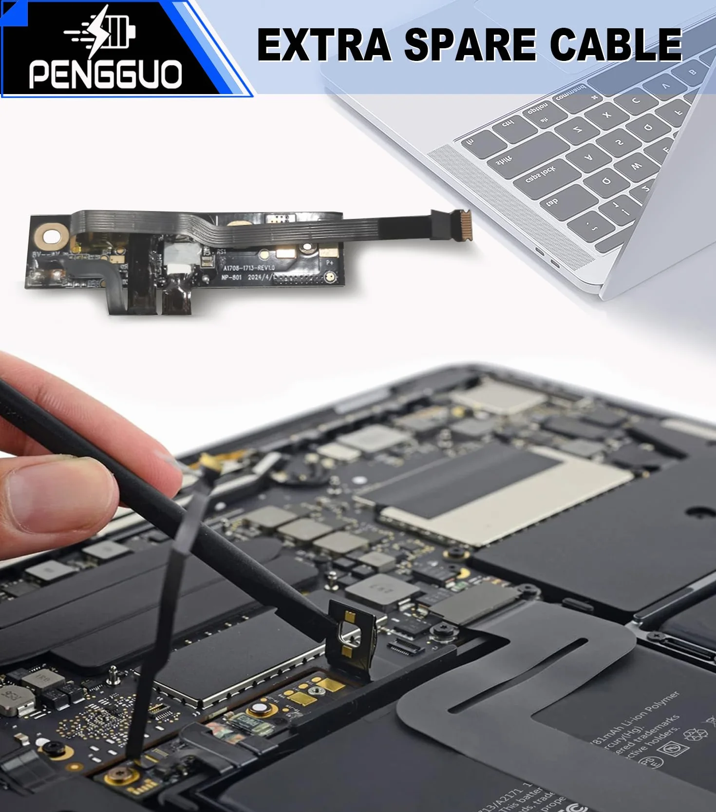 Batteria A1713 per MacBook Pro 13 pollici A1708 fine 2016 metà 2017 EMC 2978 3164, batteria sostitutiva A2171 per MacBook Pro 13 pollici A2159 (2019) A2289 (2020) A2338 (2020) capacità superiore