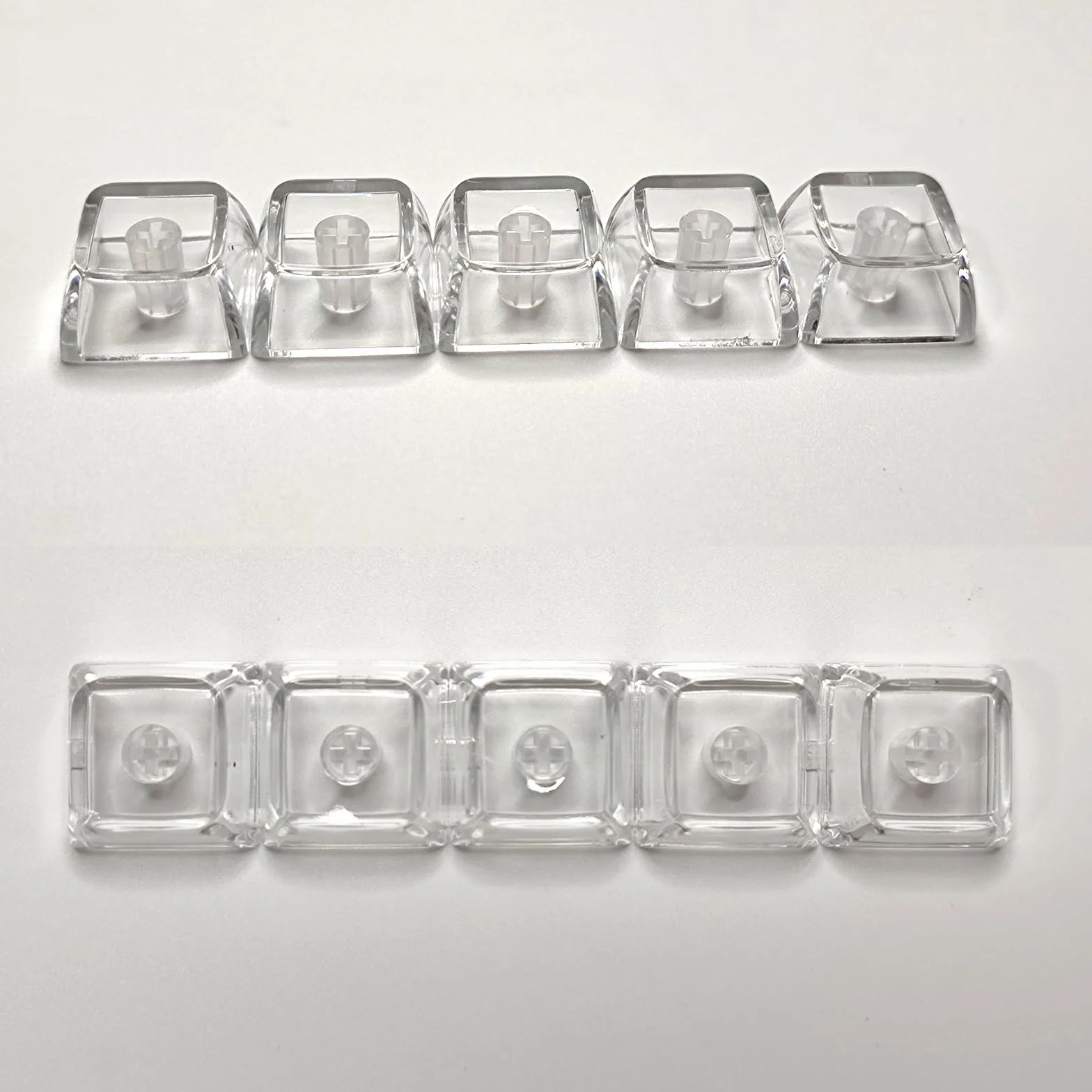 5/10PCS 1U Size Keycaps Trasparentemente Con Retroilluminato XDA Altezza Per Comodo Kechanical Tastiera Makeover Keycap Set Keycap Kit Sostituzione
