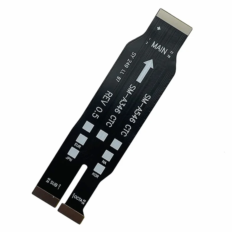 Cavo Flessibile Scheda Madre Compatibile con Samsung A34/A54 SM-A346B SM-A546B Flex Cavo Connettore Ricambio per Collegamento Scheda Madre Incl. Cacciaviti