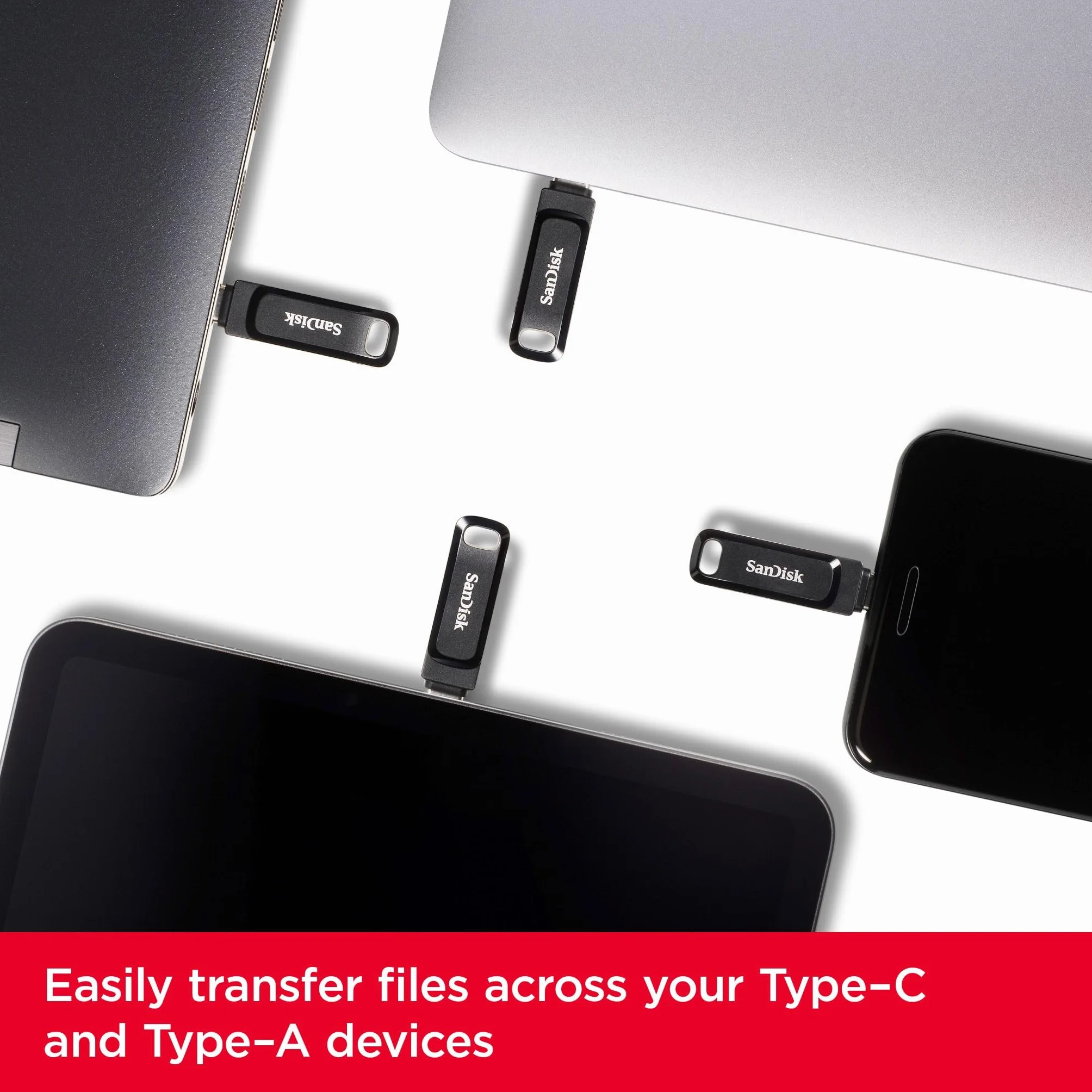 SanDisk Ultra Dual Drive Go 128GB Unità Flash USB Type-C Type A 400 MB/s Nero