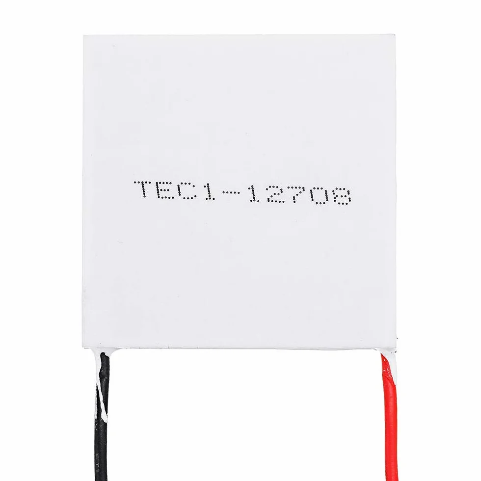 2pcs TEC1-12708 40x40MM Termoelettrico Cooler Peltier Refrigerazione Piastra