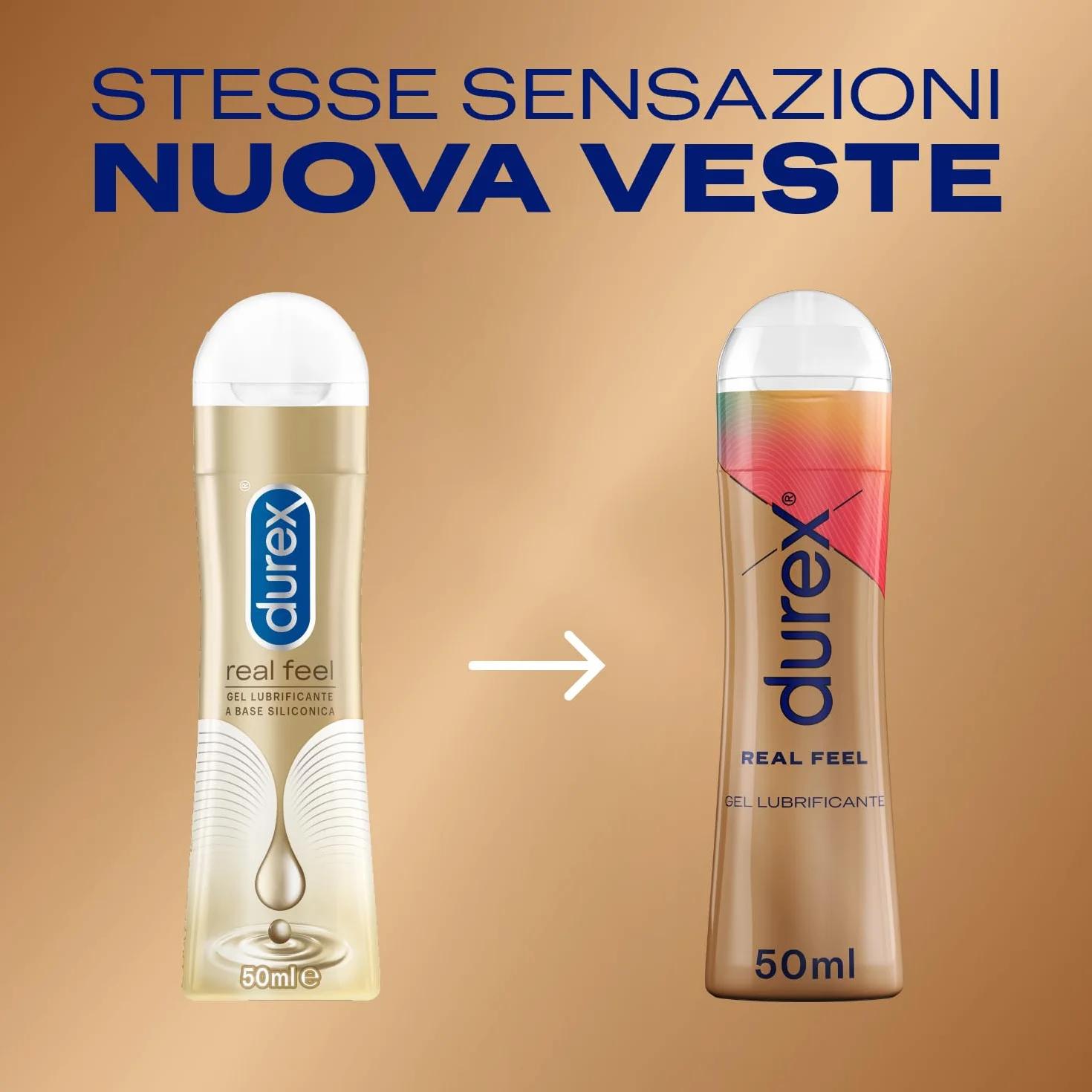 Durex Real Feel Lubrificante Sessuale Intimo 50 ml