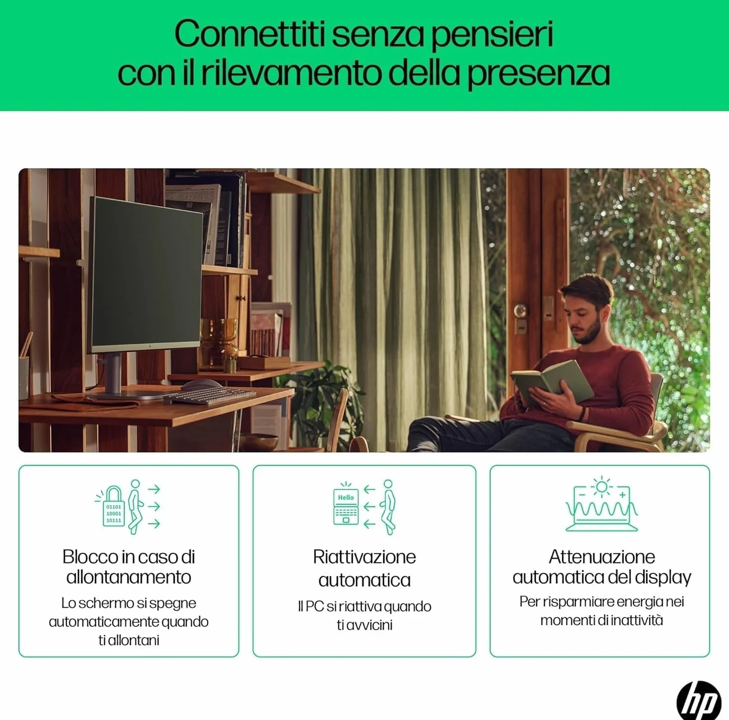 HP Omnistudio X 27-cs0000sl All-in-One Intel Core Ultra 5-125H Intel Evo 16GB RAM 1TB SSD 27" IPS FHD Antiriflesso Windows 11 Grigio