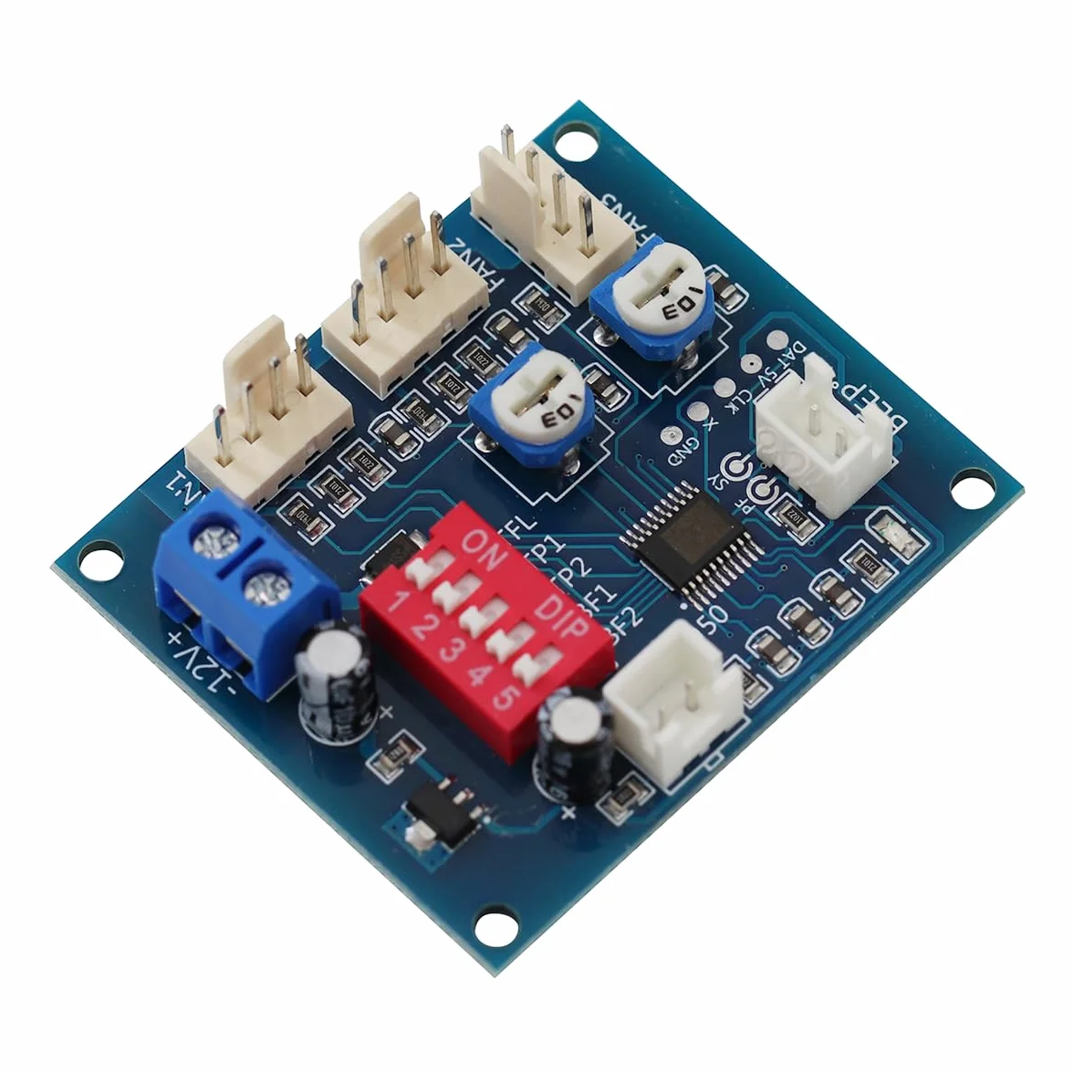Modulo ventola regolatore di velocità DC12V 5A termostato 4 fili con cicalino sonda per PC
