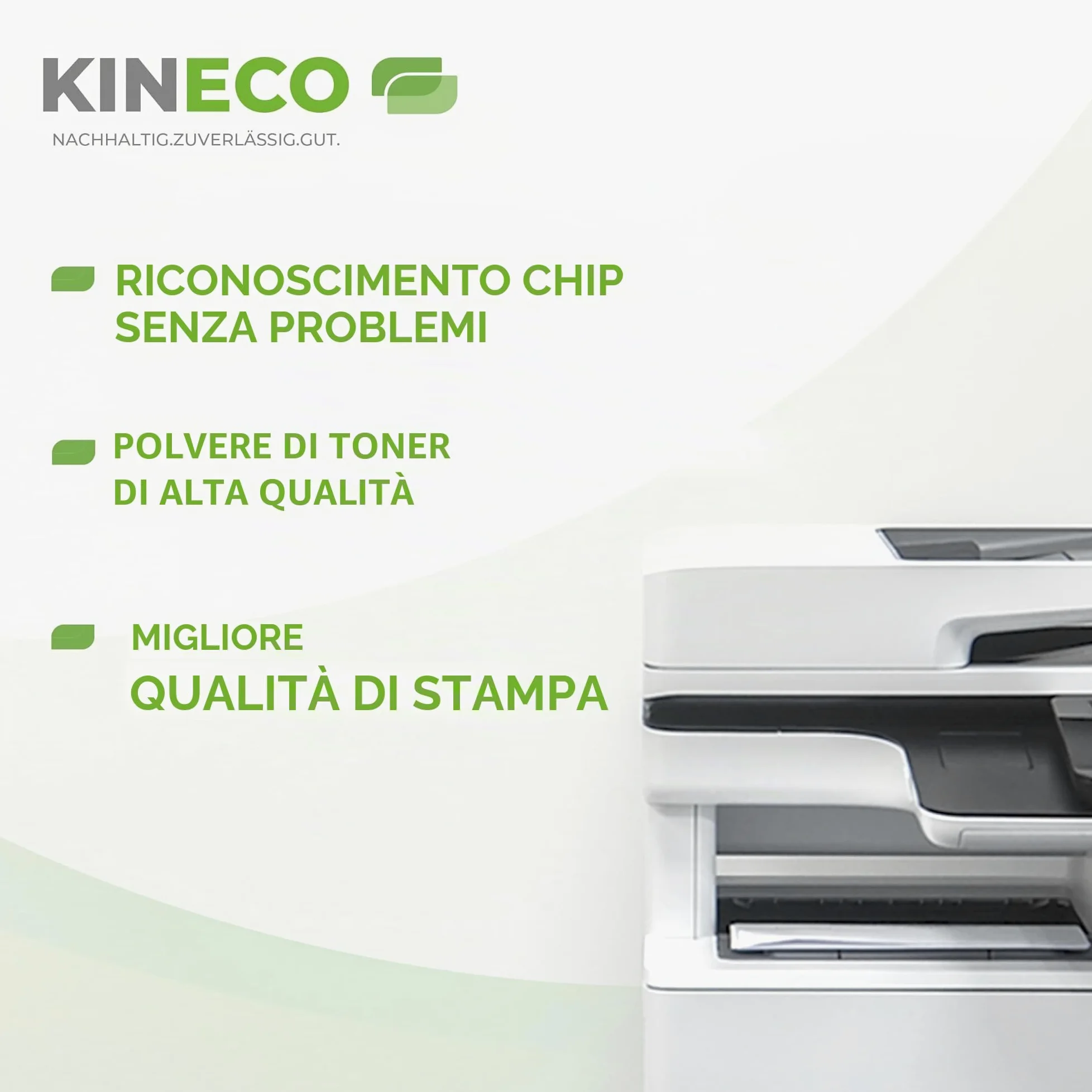 Kineco 4 toner compatibili con Kyocera TK-5240 per Kyocera Ecosys P5026cdw M-5526cdn M-5526cdw P-5026cdn