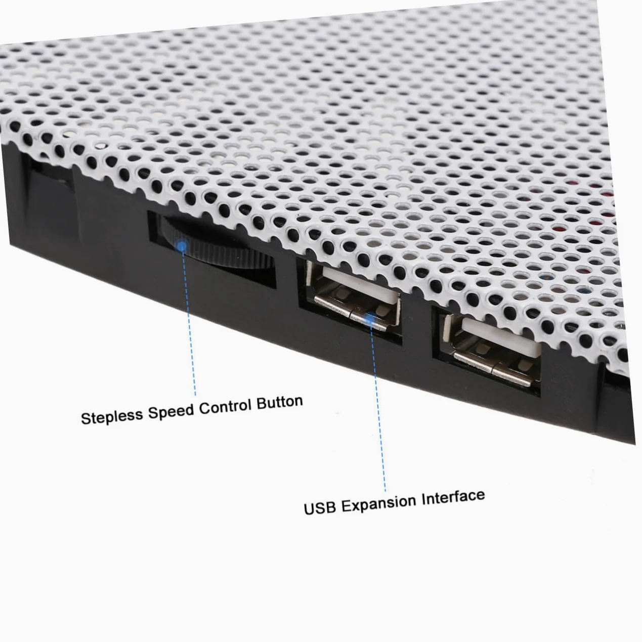 Supporto per Laptop 15, 6 Pollici Bianco Abs Ferro Atmosfera Estiva | Angolo Regolabile, Raffreddamento Notebook, Appoggio Portatile