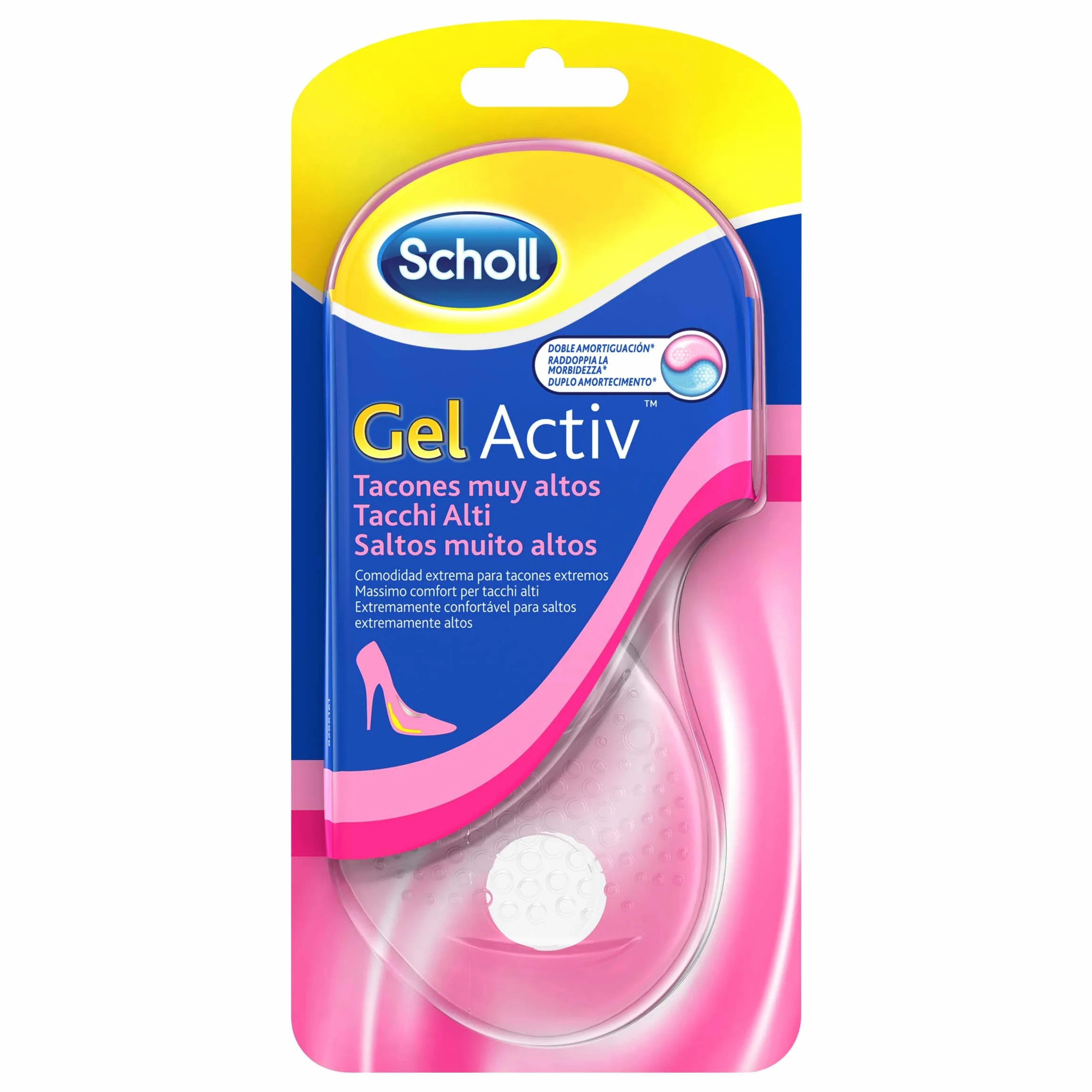 Scholl Gel Activ Solette Donna per Tacchi Alti, 1 Unità