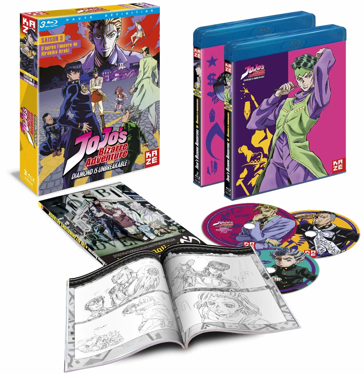 JoJo's Bizarre Adventure-Saison 3-Box 2/2-BR [Blu-Ray]