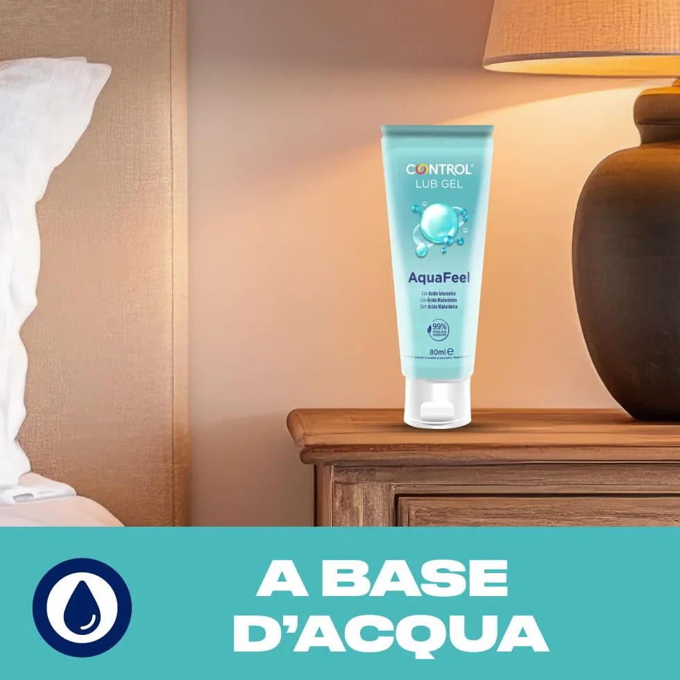 CONTROL Aqua Feel Gel Lubrificante a Base Acqua con Acido Ialuronico 80 ml