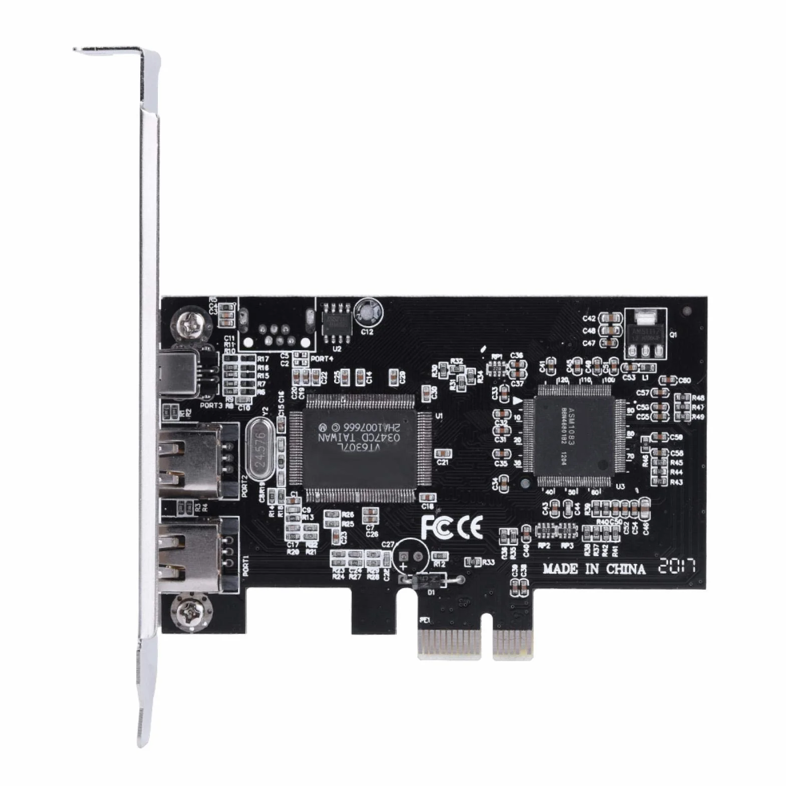 Scheda PCIE FireWire, PCI-E PCI Express FireWire 1394a Scheda Controller IEEE 1394 con Cavo Firewire per 10/8/7 / Vista/XP / 2000 / Me / 98SE