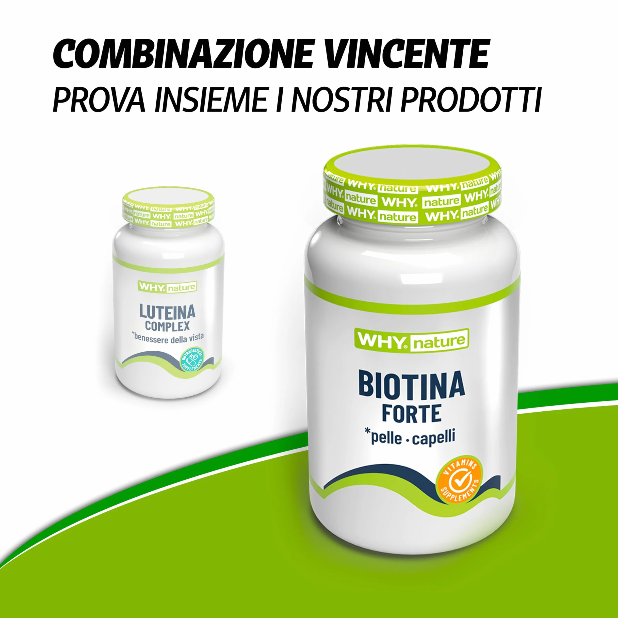 WHY NATURE LUTEINA COMPLEX Luteina e Astaxantina Integratori Alimentari per la Vista 30 cpr