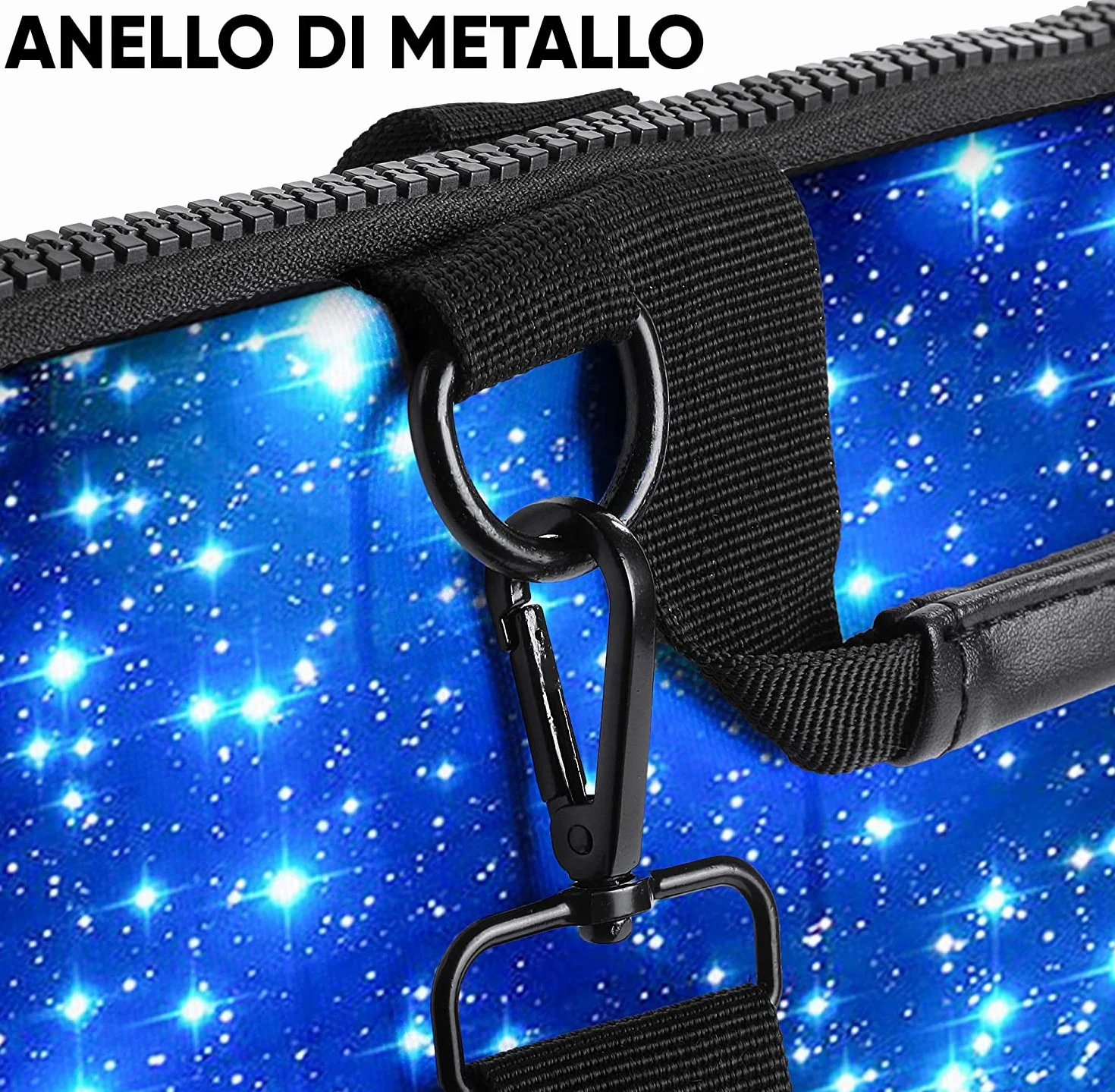 SIDORENKO - Borsa in Neoprene per Notebook Borsa a Tracolla per PC Portatili Laptop Sleeve Case 15-15.6 Pollici/MacBook Air/MacBook PRO con Manici e Tracolla Tasche per Accessori