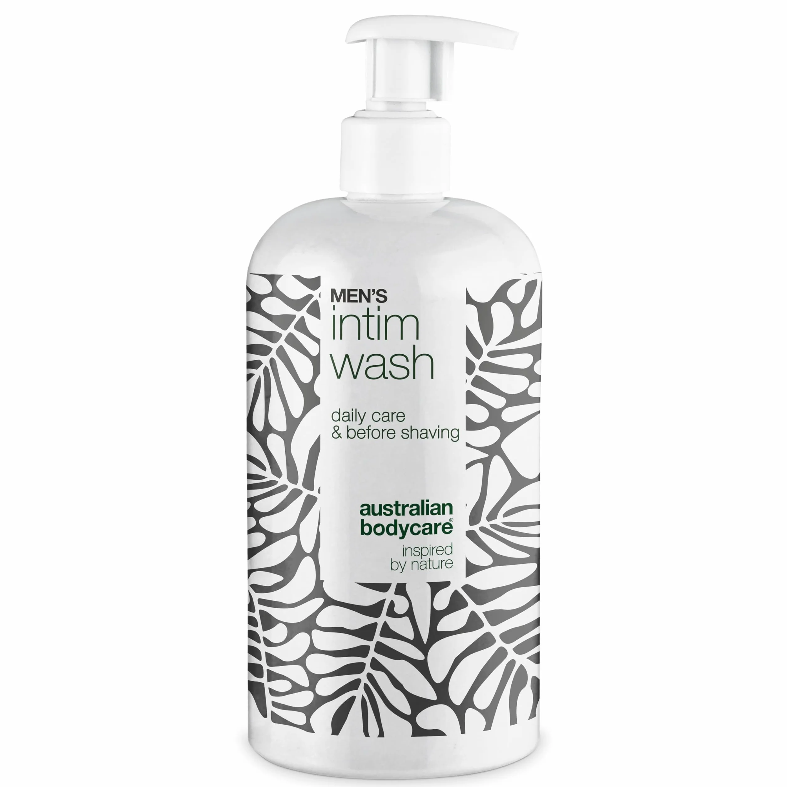 Gel detergente intimo per uomini 500ml contro irritazioni prurito odori con 4-terpineolo olio di tè e glicerina