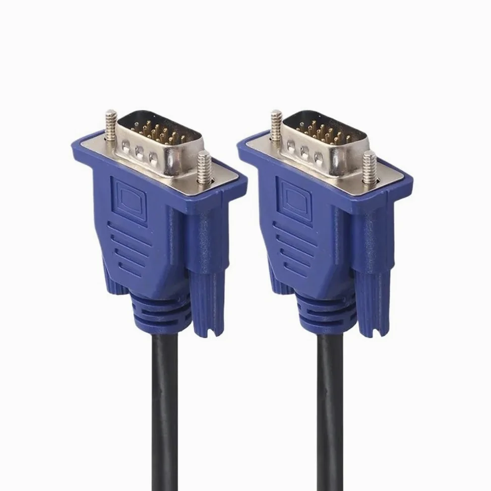 Cavo da VGA a VGA, 15 pin, 1,5 m, 300 cm, 5 m, prolunga maschio a maschio, cavo convertitore 3+6 per PC, monitor, TV, proiettore (300 cm)