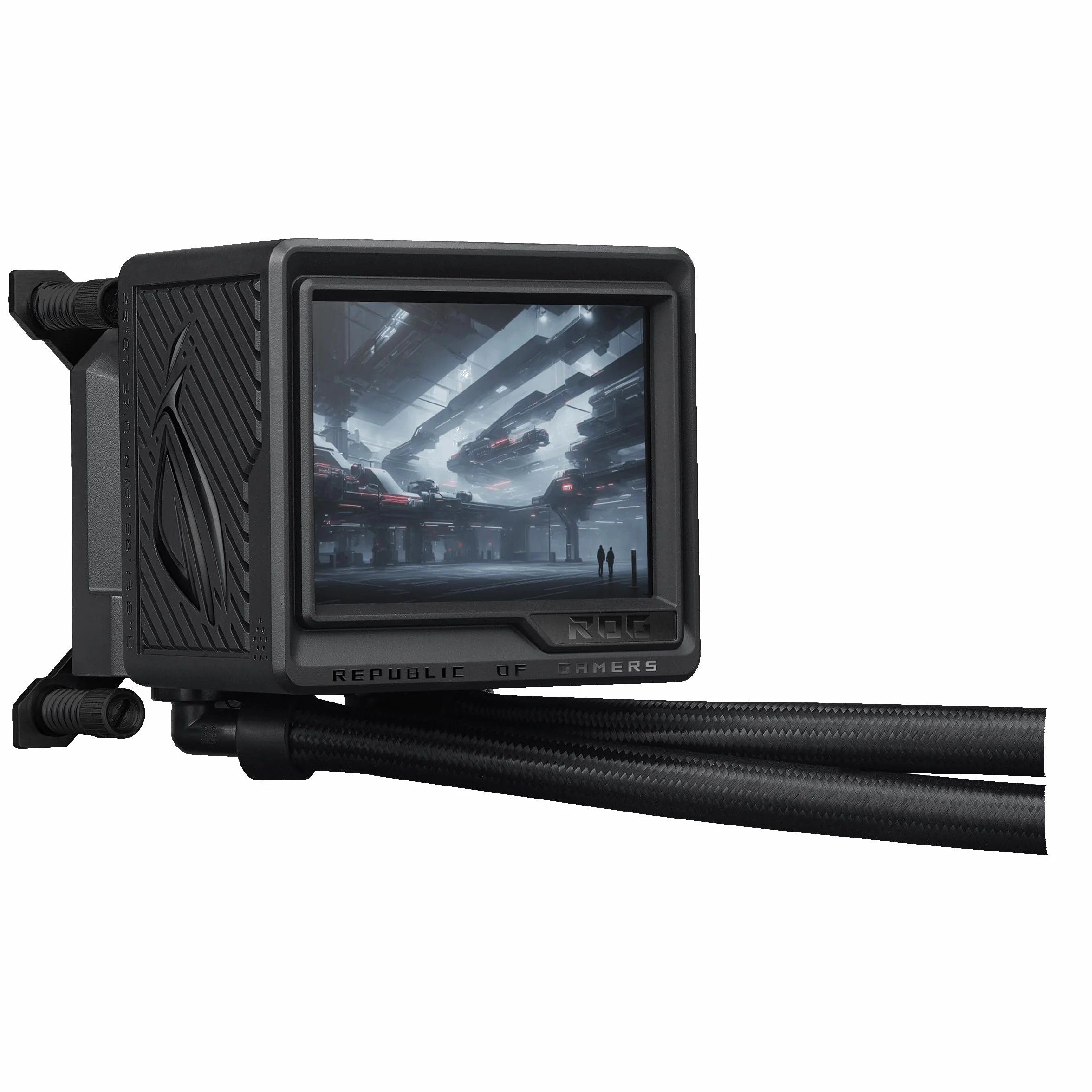 ASUS ROG Ryujin III 360 ARGB Extreme, Dissipatore a Liquido All-In-One con Pompa Emma Gen8 V2, Tre Ventole ROG RGB per un Elevato Flusso d'Aria, Schermo LCD da 3,5" per Monitoraggio, Nero