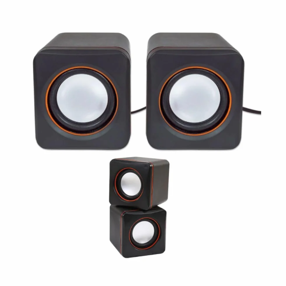 Casse per PC Altoparlanti Amplificate Audio AUX 3.5 mm Jack 2.0