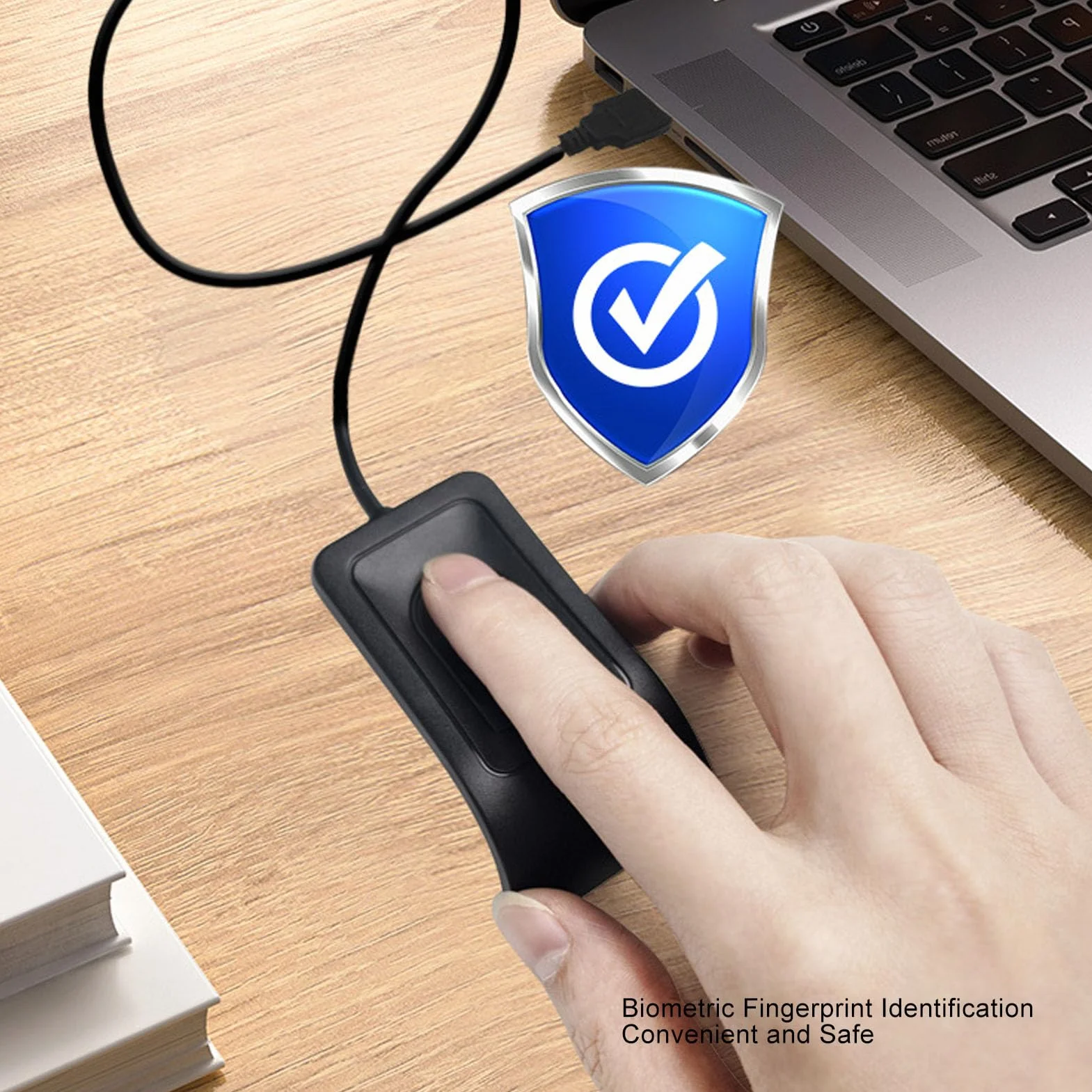 Lettore di Impronte Digitali Biometrico USB DC5V per Aziende