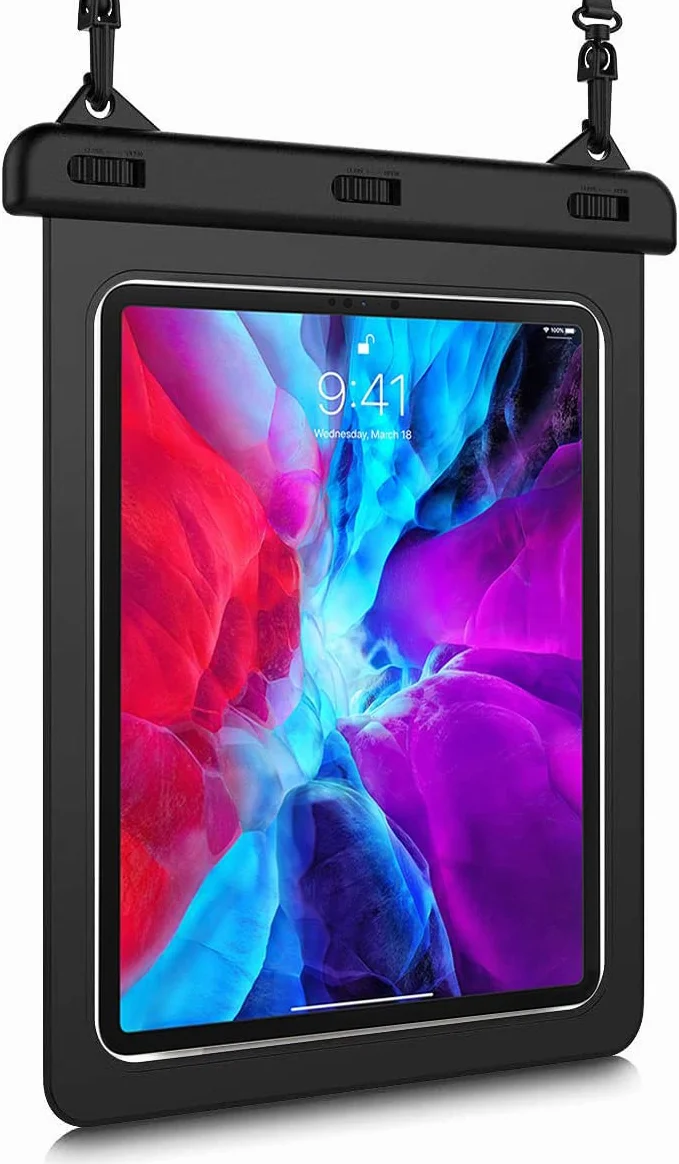 Custodia Impermeabile Tablet Universale, Borse Impermeabili Dry Bag Sacca Impermeabile Cover per iPad Pro 12.9"/11/13,iPad Air 13/11/10.9/10.5/A16,Galaxy Tab,Android Tablet ecc.- fino a 13,5"