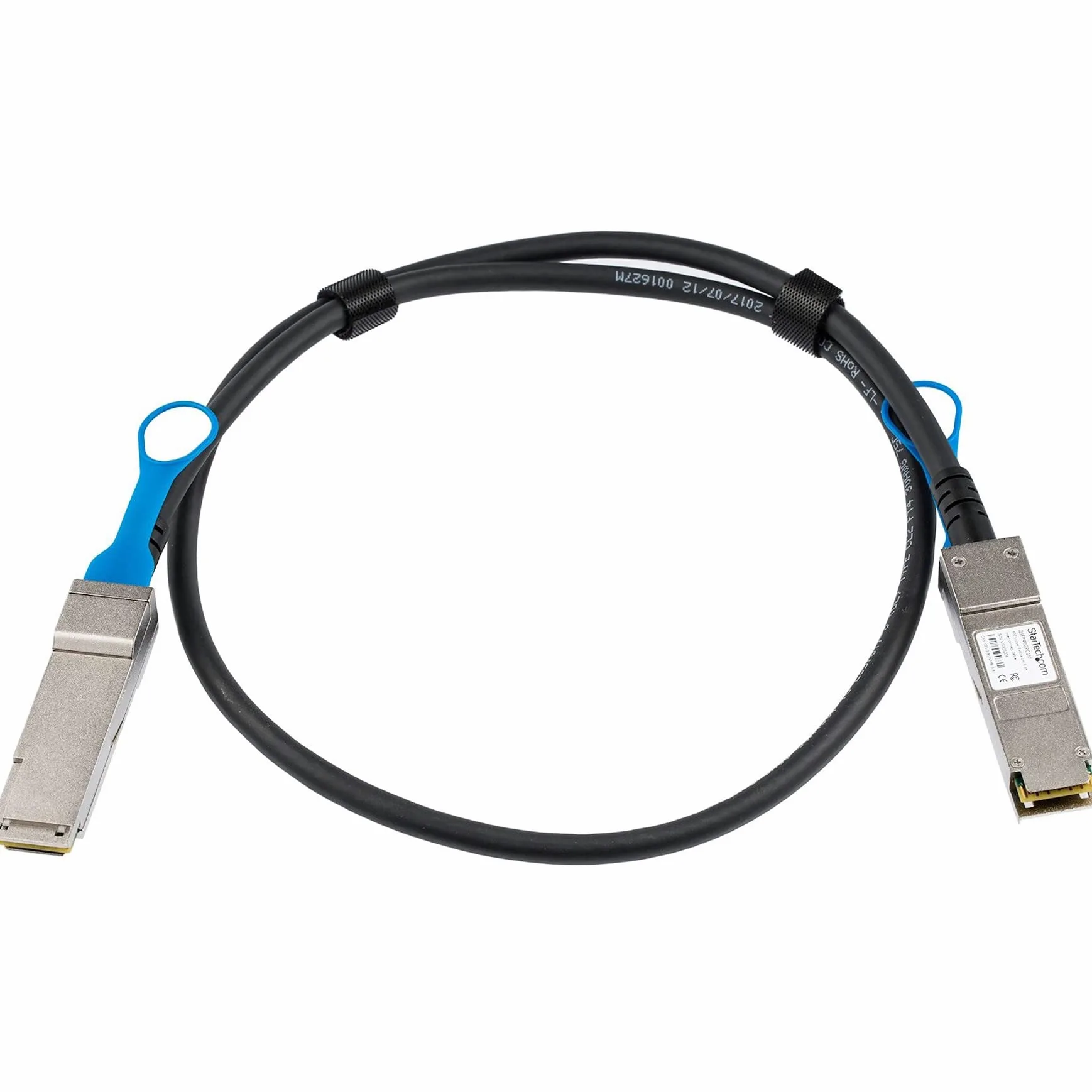 StarTech Cavo QSFP+ 40G Twinax Passivo DAC Conforme MSA 1m (QSFP40GPC1M) | Connessione Diretta 40 Gigabit, Bassa Latenza e Basso Consumo, Ideale per Switch e Data Center