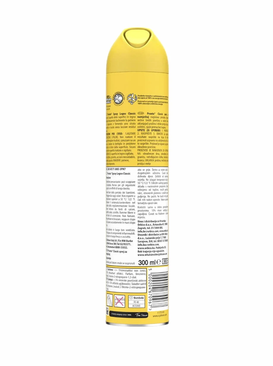 Pronto Spray Legno 300 ml 3 Confezioni - Esalta e protegge le superfici