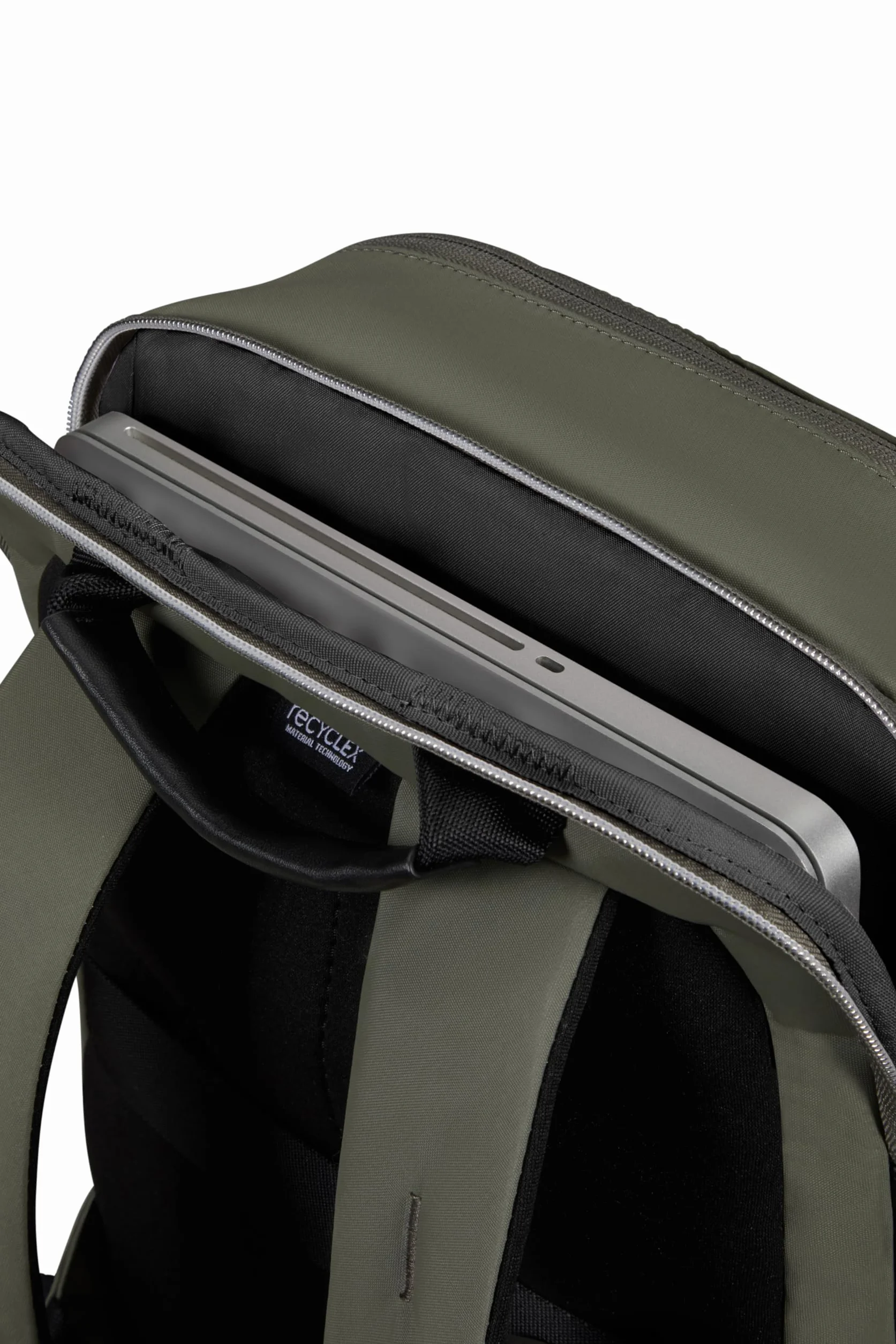 Samsonite Laptop Backpack 15,6", Zaino per laptop, Green (Olive Green)