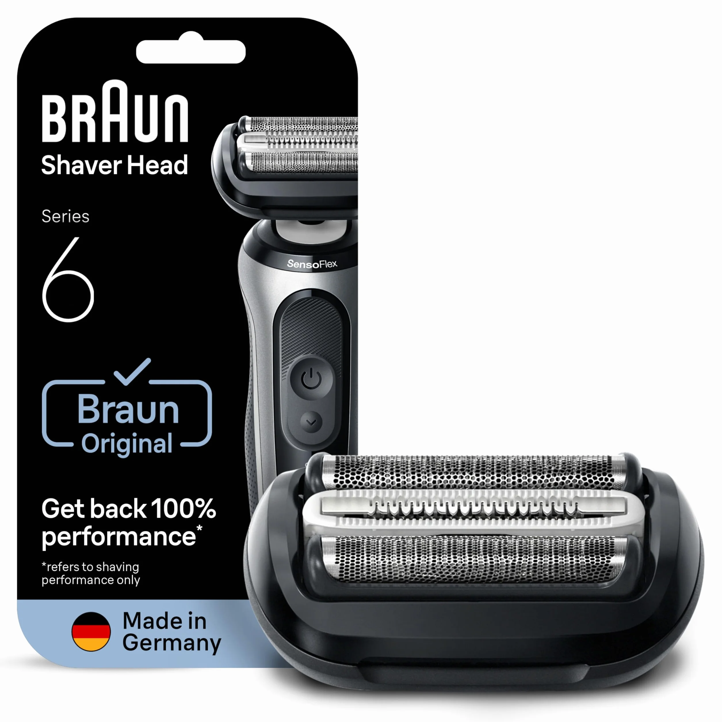 Braun Serie 6 64b Testina Originale Rasoio Elettrico Barba Compatibile 60- 61- 62-