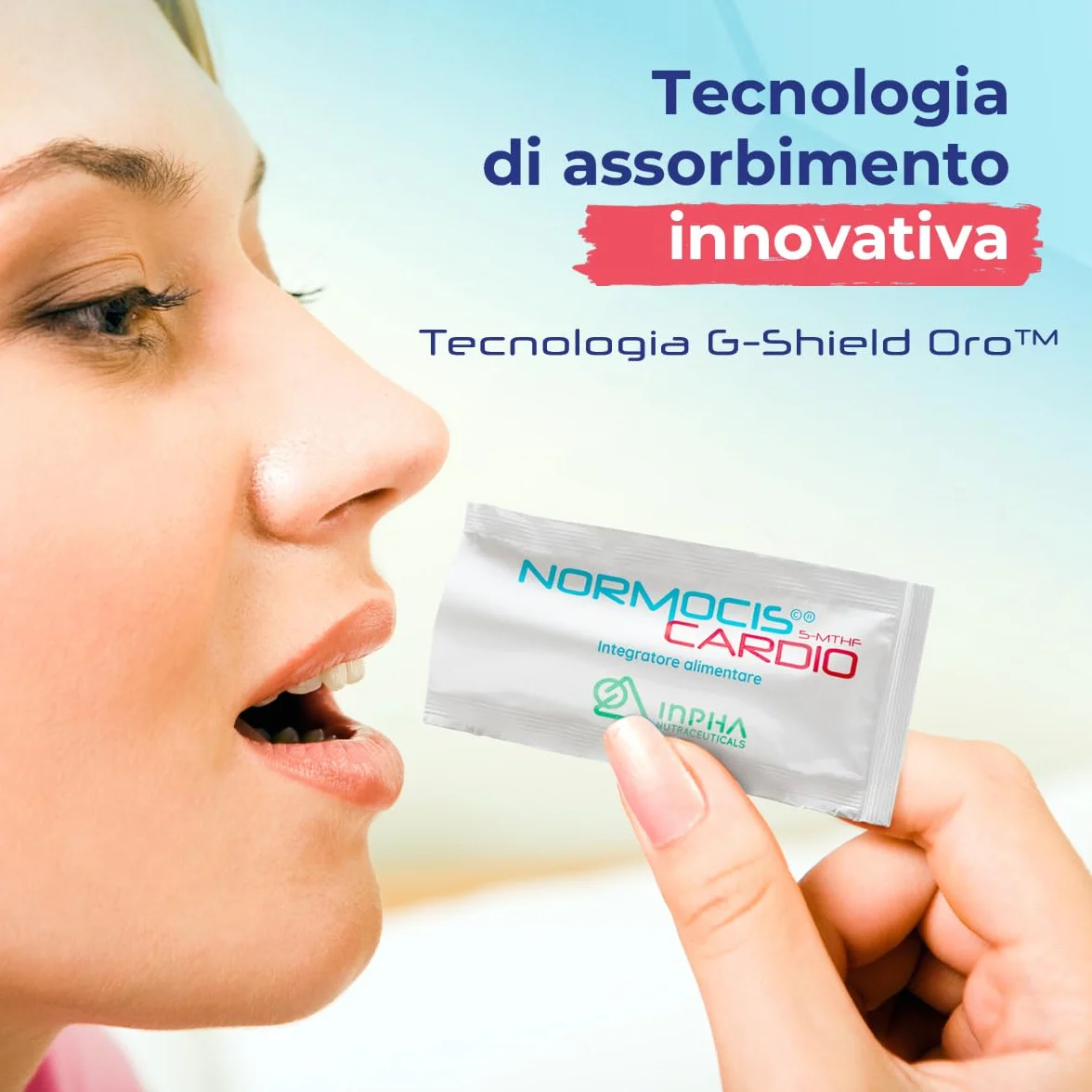 NORMOCIS CARDIO® metabolismo Omocisteina Integratore Sublinguale con Vitamine B12 B6 K2 Glutatione Folato 28 BUSTINE