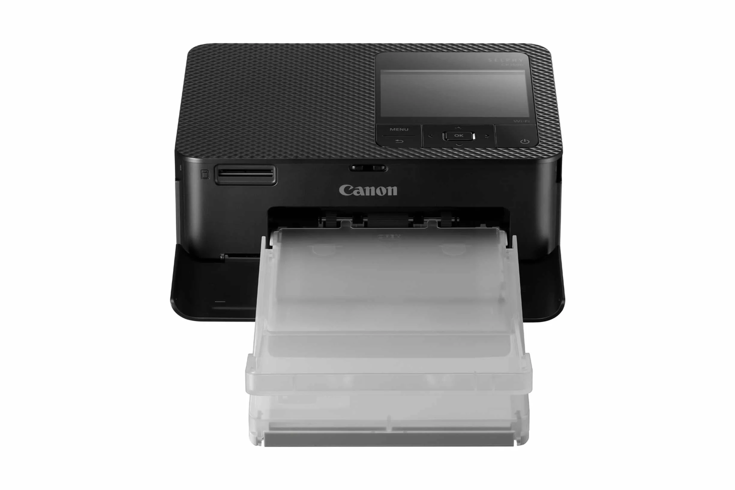 Canon Selphy CP1500, stampante fotografica a sublimazione wireless nera & Rp-108 Ink Paper, Bianco, 20 x 12 x 8 cm