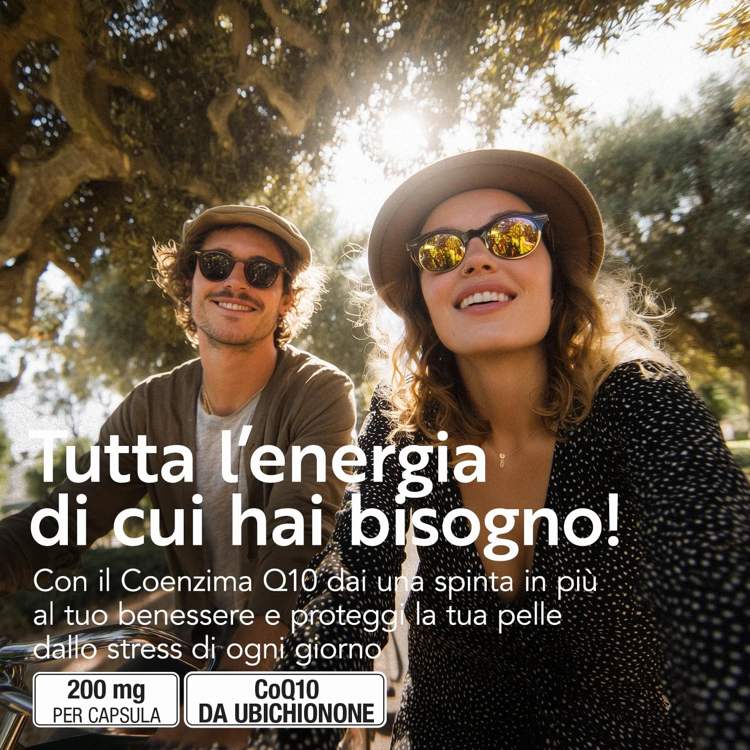 PiùLife Coenzima Q10 200mg 120 Capsule CoQ10 Ubiquinone Antiossidante Integratore Energia