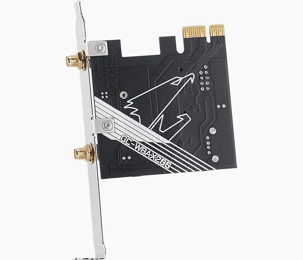 Gigabyte , GC-WBAX200, GC-WBAX200 Dual-Band WiFi 6 2x2 MIMO Wireless PCIe Adapter with Bluetooth 5