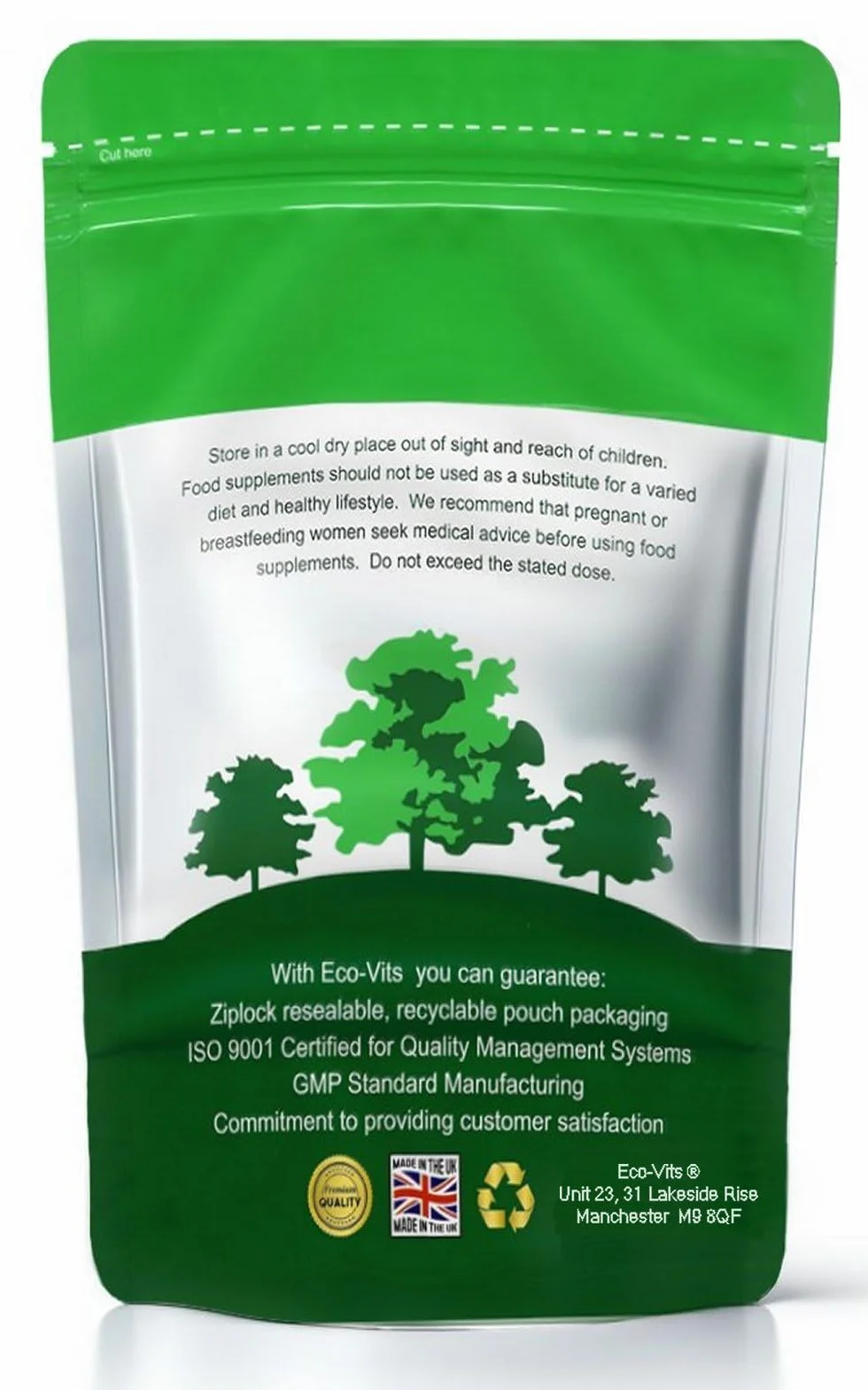 ECO-VITS PREGNENOLONE 500MG 60 CAPS