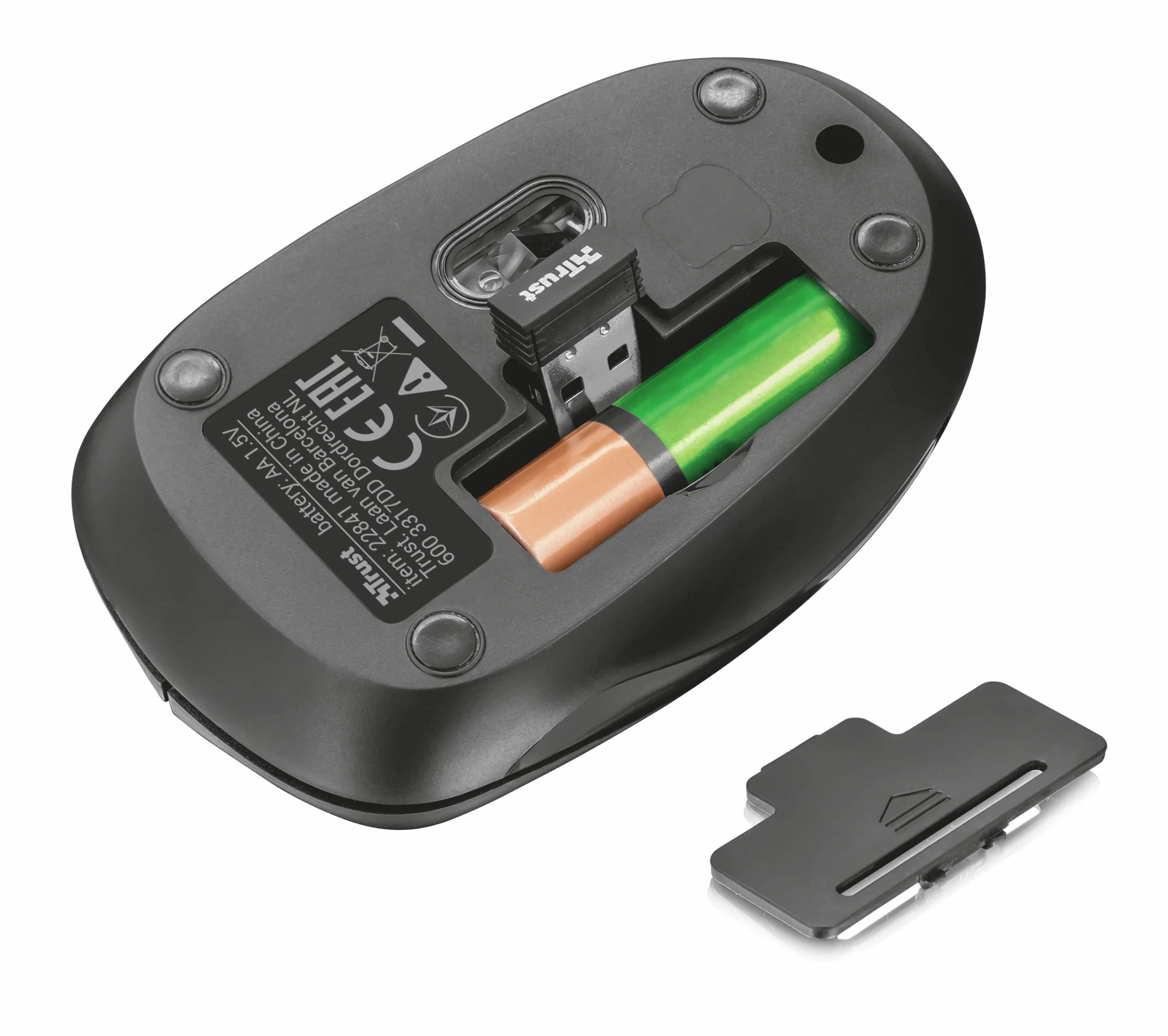 Trust Nova Tastiera e Mouse Wireless, Nero [Layout Italiano]