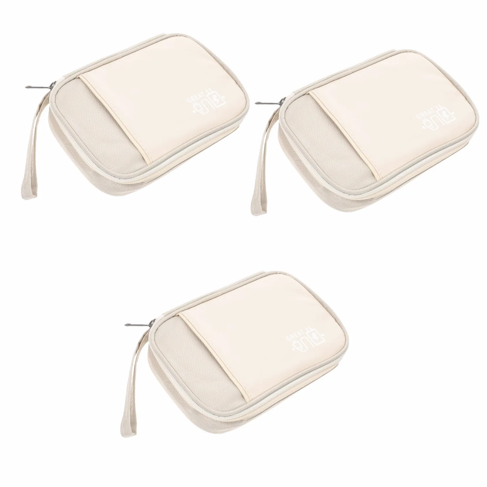 OSALADI 3 Pezzi Custodia Multifunzione Custodia Elettronica Gadget Da Viaggio Piccolo Rossetto Portafoglio Custodia Per Cavo Organizer Per Cavo Da Viaggio Borsa Per Elettronica Custodia