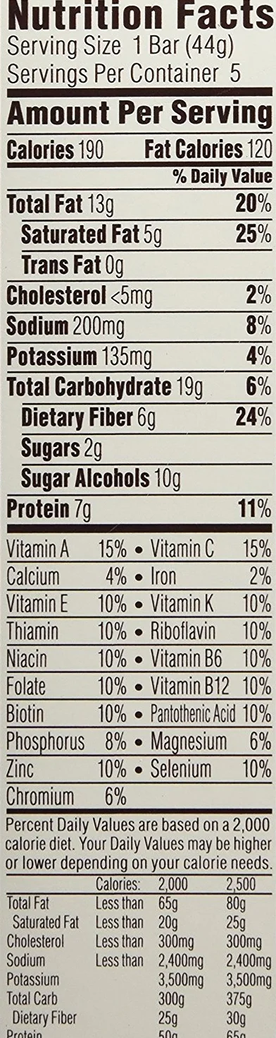 Atkins Advantage Caramel Chocolate Nut Roll Bars, 5ct