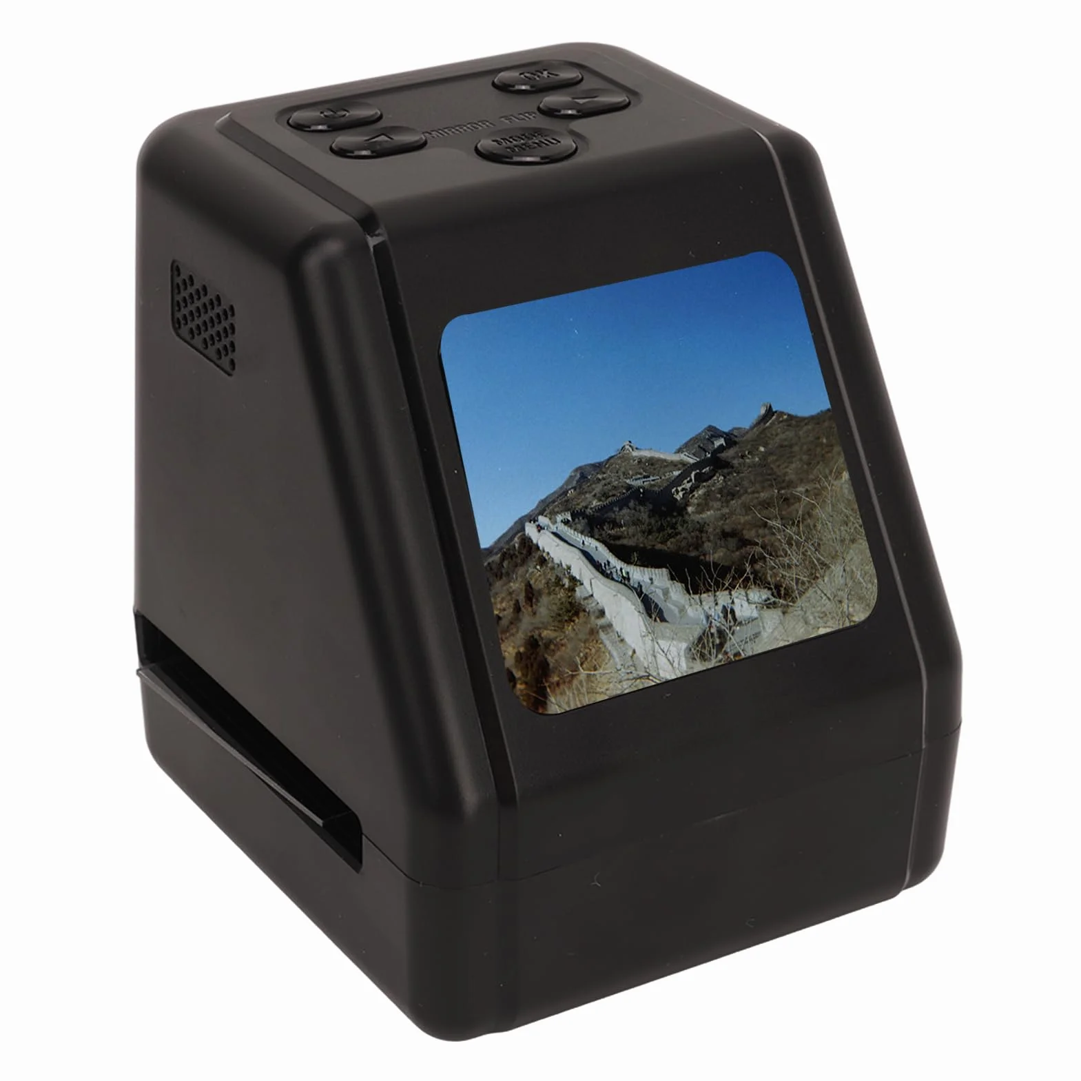 Scanner per Pellicole Digitali, Scanner Portatile per Diapositive di Pellicole Digitali Converte Pellicole da 126 KPK, 135, 110, 8 Mm, Negativi in ​​foto Digitali JPG da 12 MP,