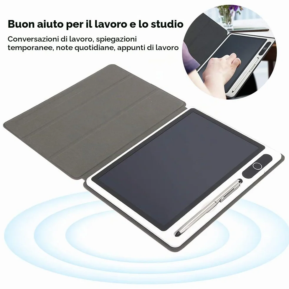 Lavagna da scrittura LCD a batteria 9 in, tavoletta da disegno Dital, taccuino intelligente digitale