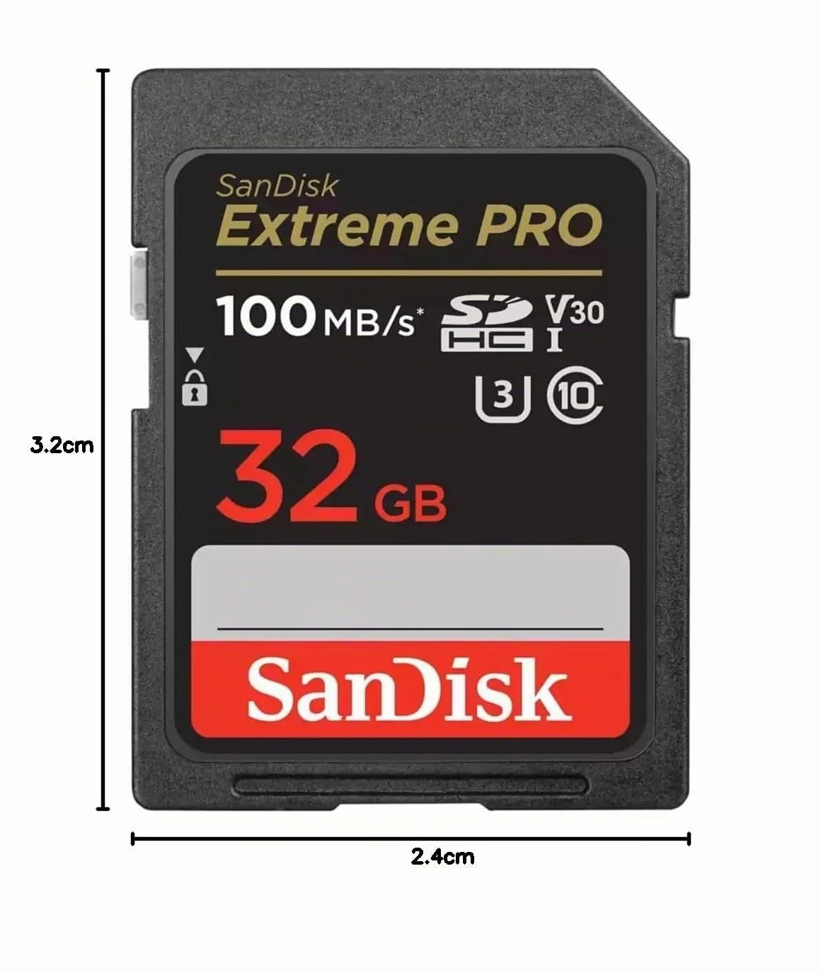 SanDisk Extreme PRO, Scheda di memoria da 32 GB SDHC fino a 95 MB / s, UHS-1, Classe 10, U3, V30