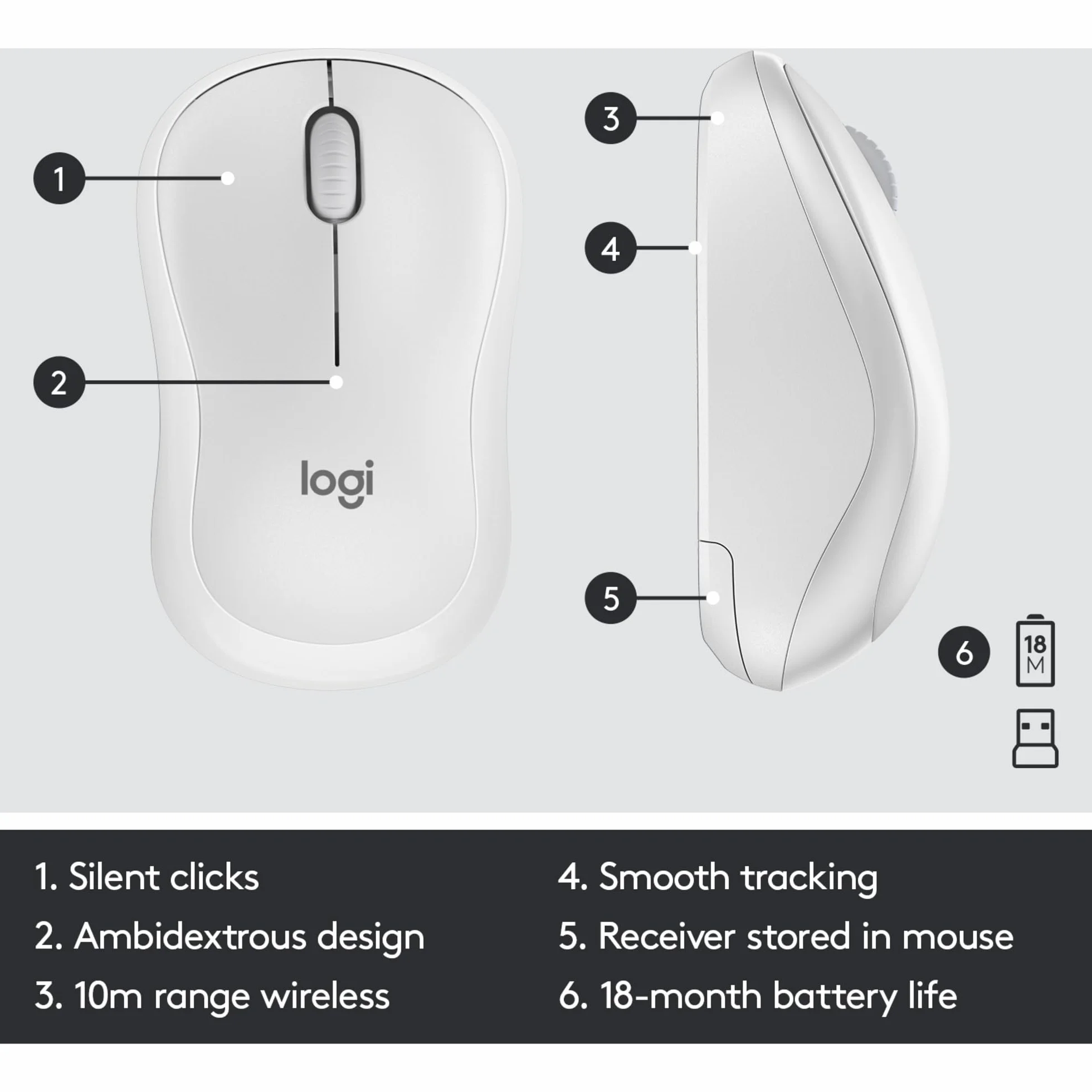 Logitech MK295 silenzioso wireless COMBO - DEU QWERTZ