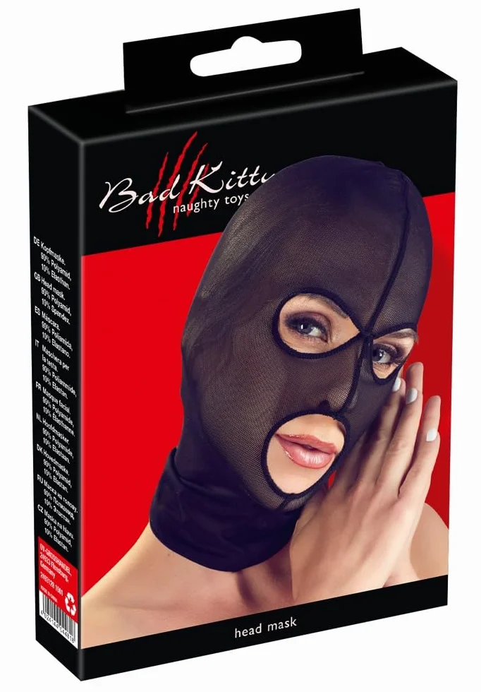 Orion Bad Kitty Maschera per la testa di Gattino Cattivo Nero