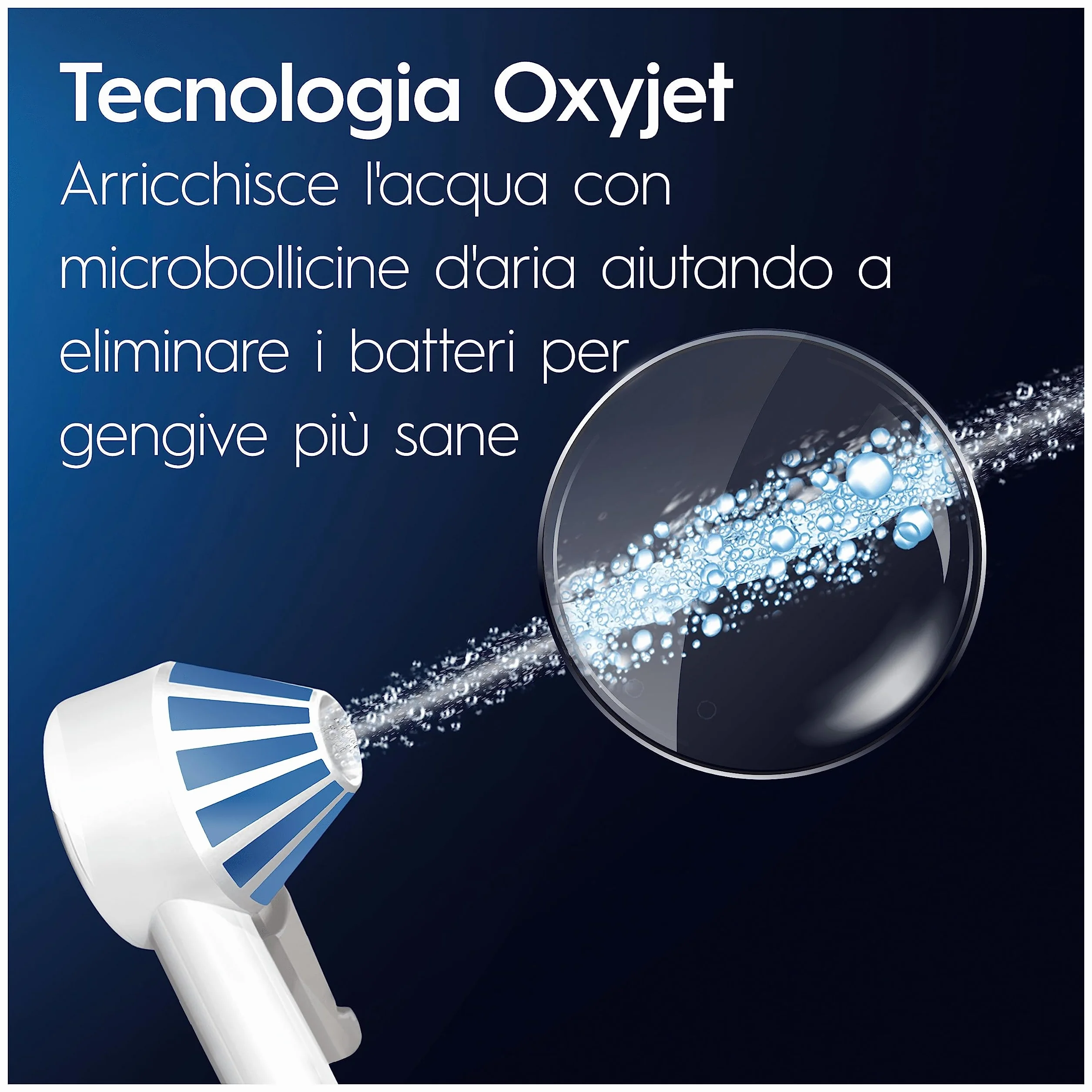 Oral-B Idropulsore Spazzolino Elettrico Ricaricabile Pro Series 1 con Oxyjet e Waterjet