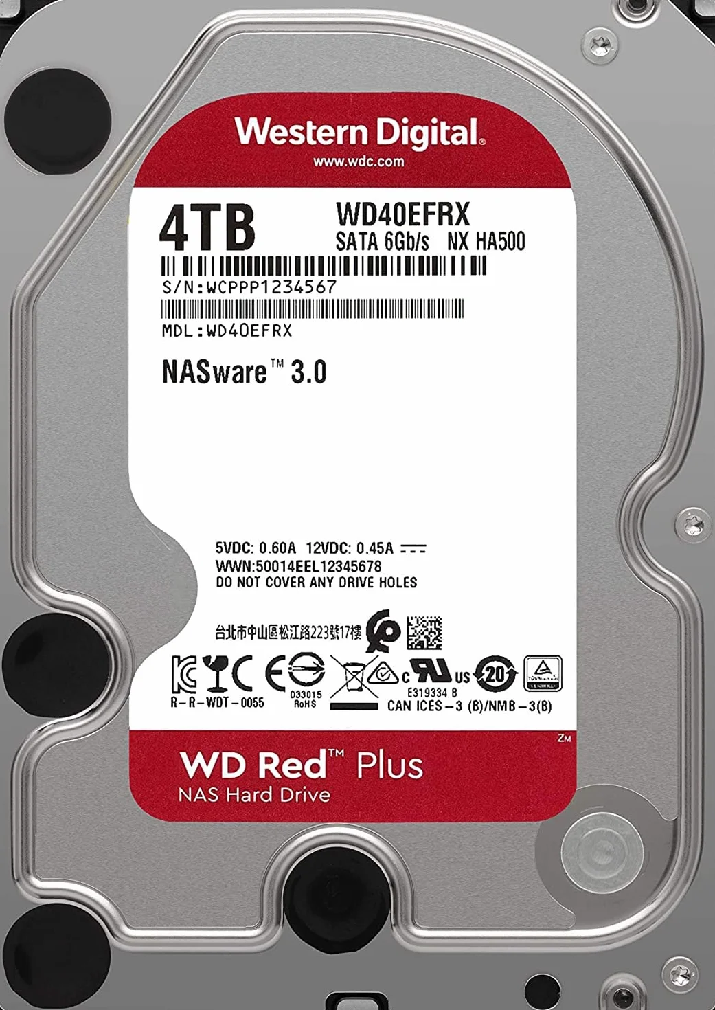 Western Digital WD Red WD40EFRX 4 TB