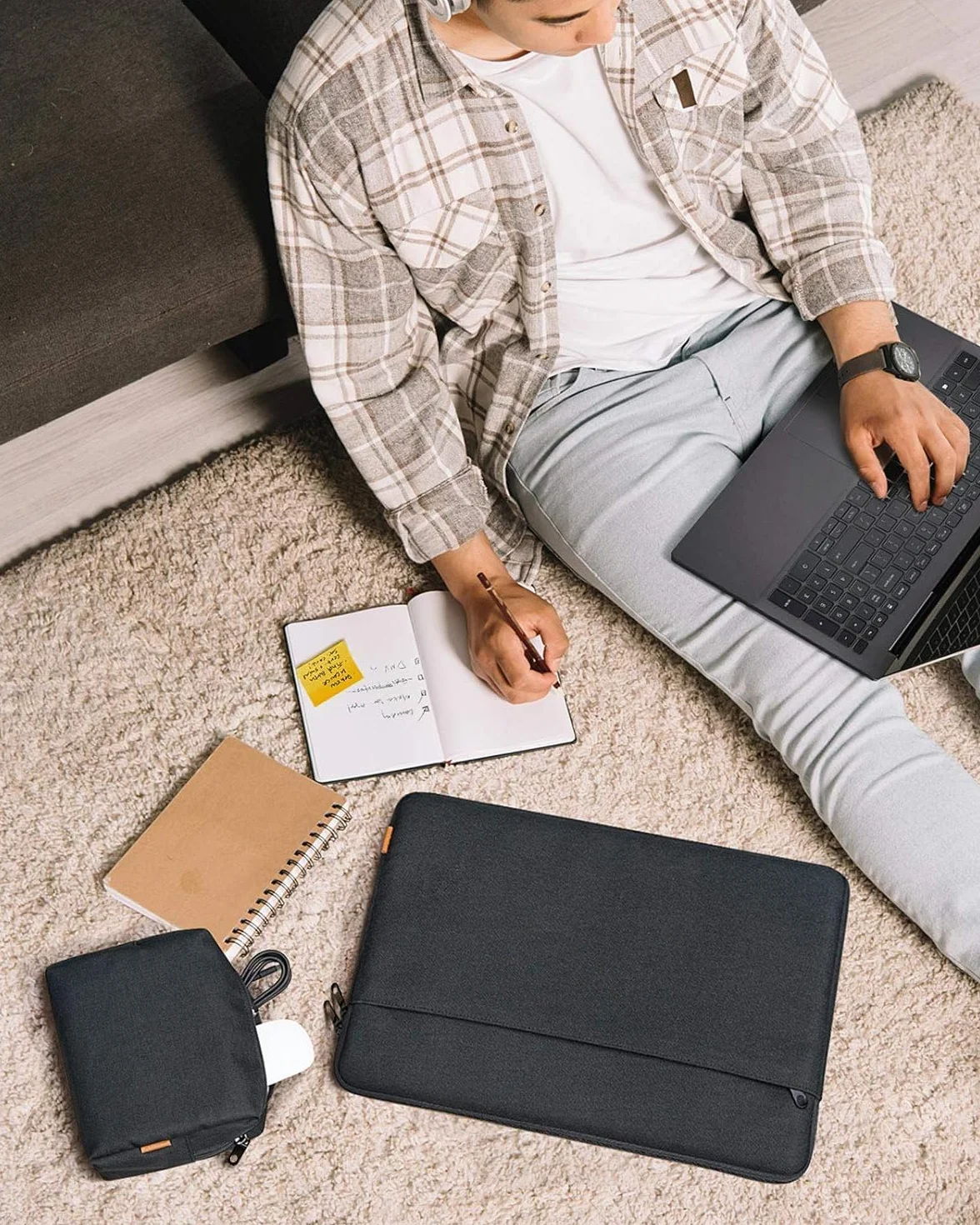 Inateck Custodia per Laptop Compatibile con 15,6 Pollici Notebook
