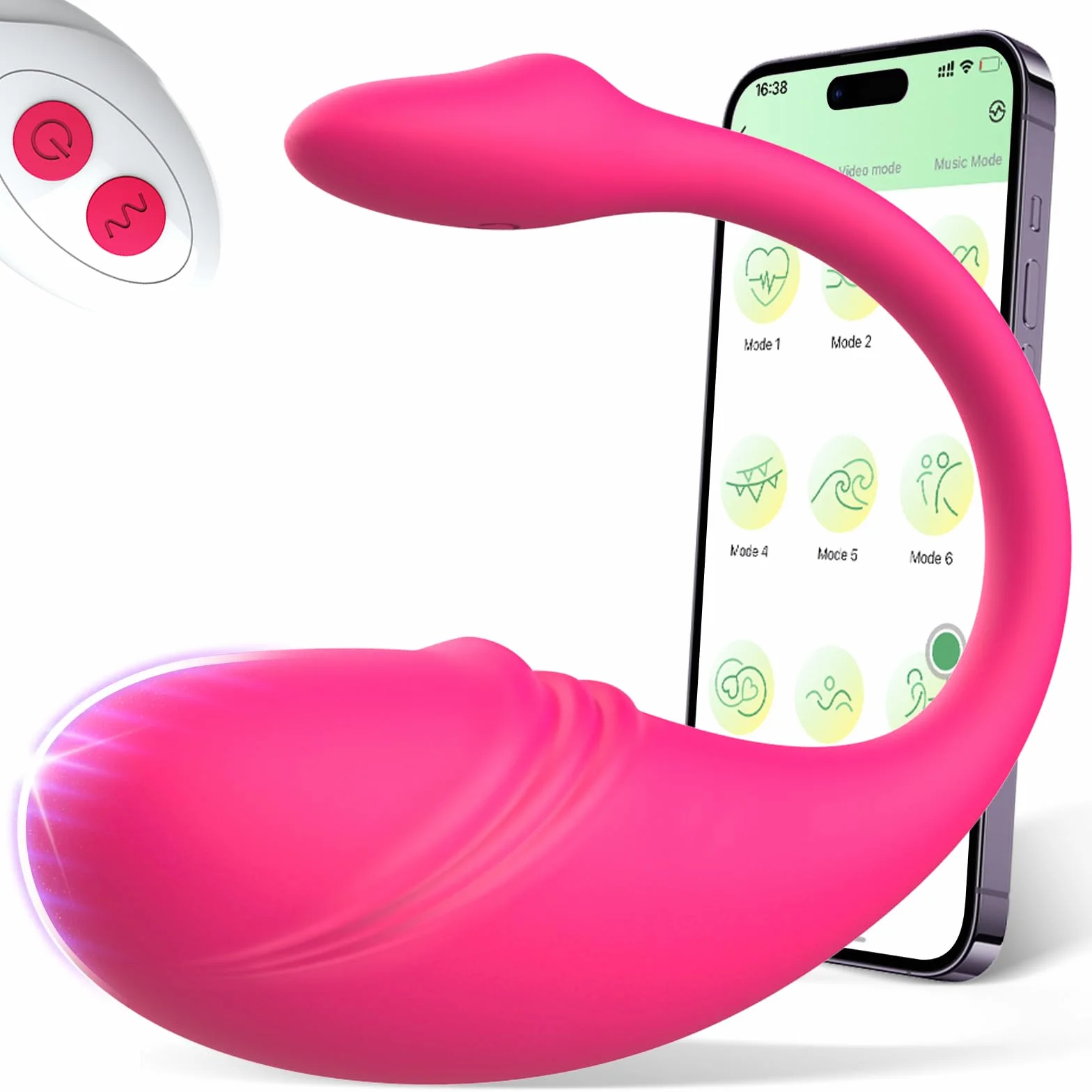 Vibratore Donna Bluetooth Telecomandato Sex Toys Stimolatore Clitorideo Portatile Bullet G-Spot APP Vibratore Mutandine Vibranti Palline Vaginali
