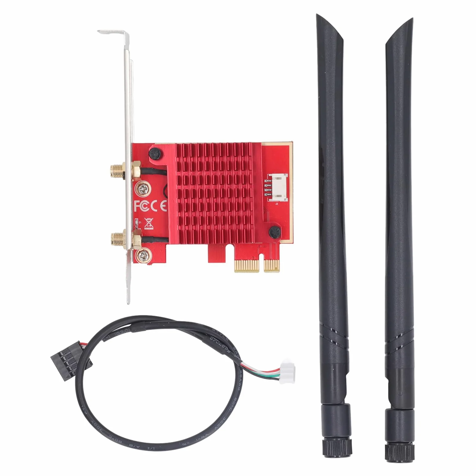 Adattatore di schede di rete wireless PCIE WiFi 8774MBPS TRI BAND GIGABIT per PC desktop